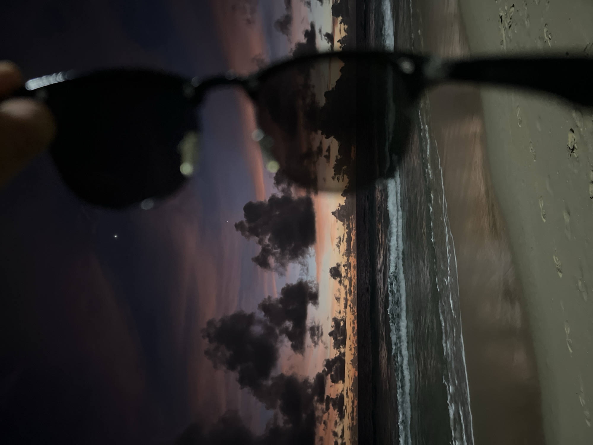 Sunset to nightfall on a Choeng Thale beach