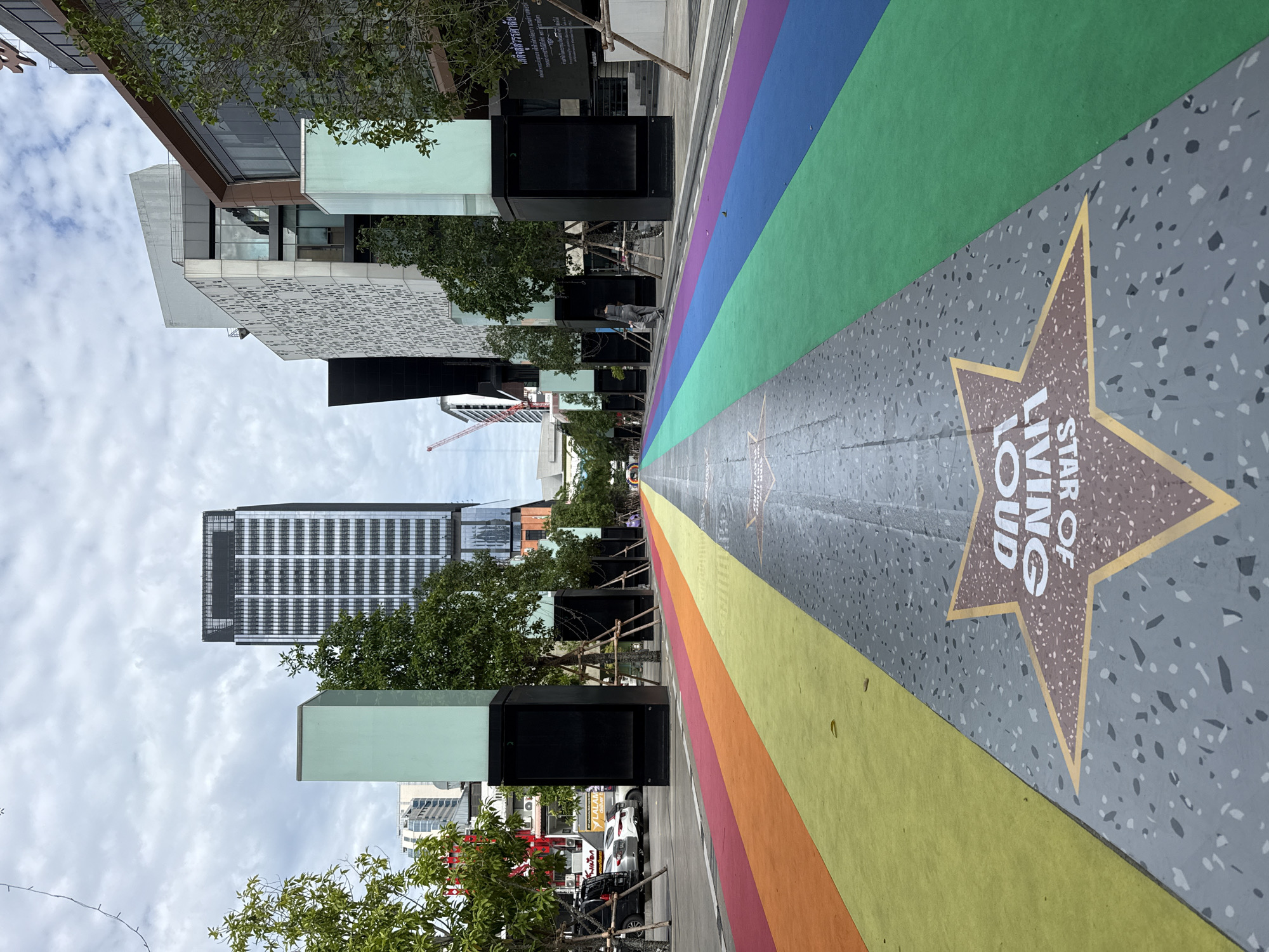 Bangkok's Pride street decorations on full display