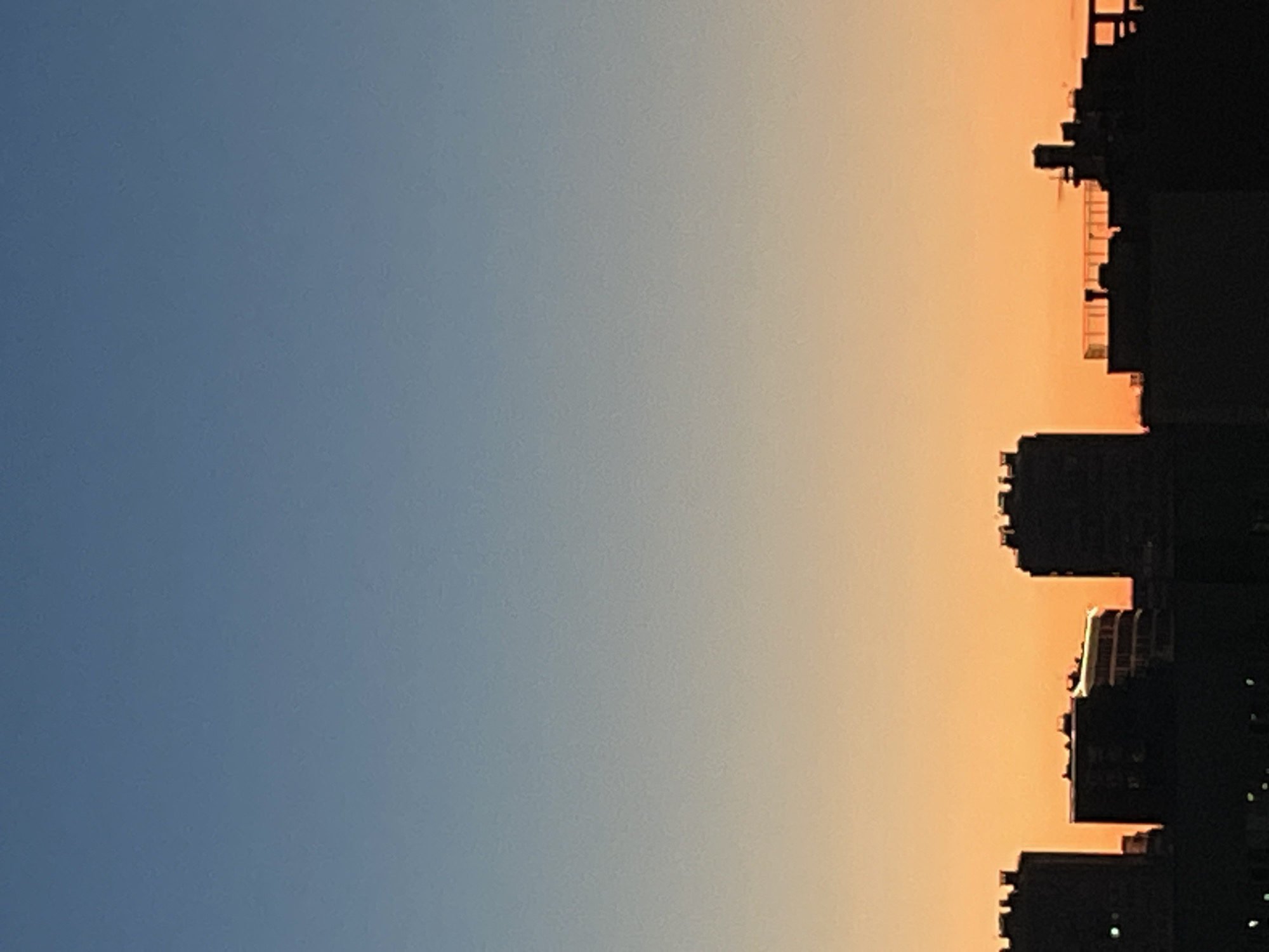 Sinyavino apartment blocks at dusk, multiple angles