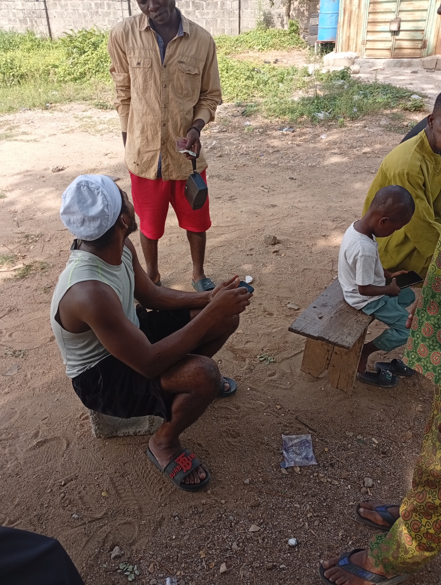 Morning street life captured in Adankolo, Nigeria