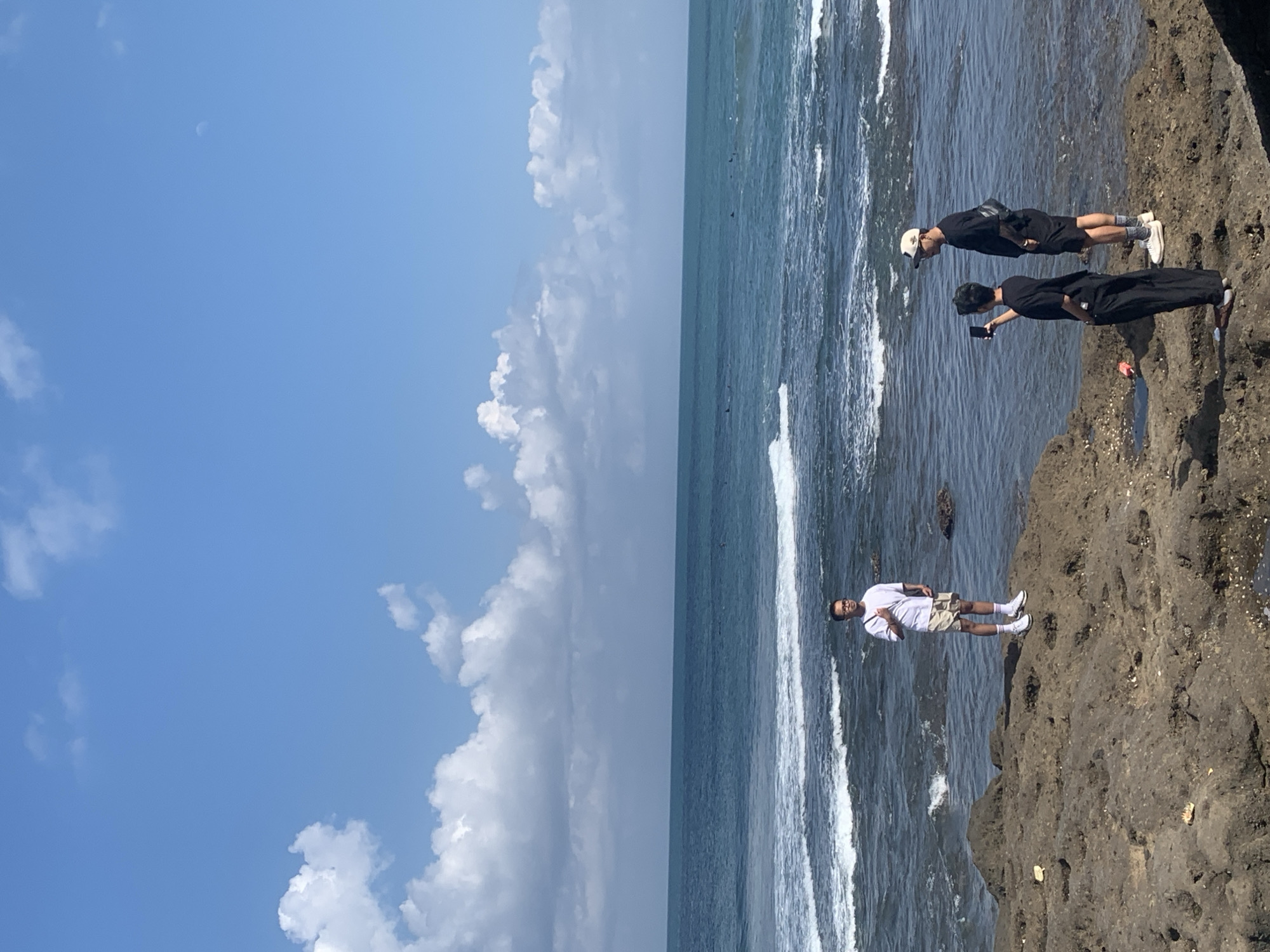 Afternoon scenes along North Kuta's coastline