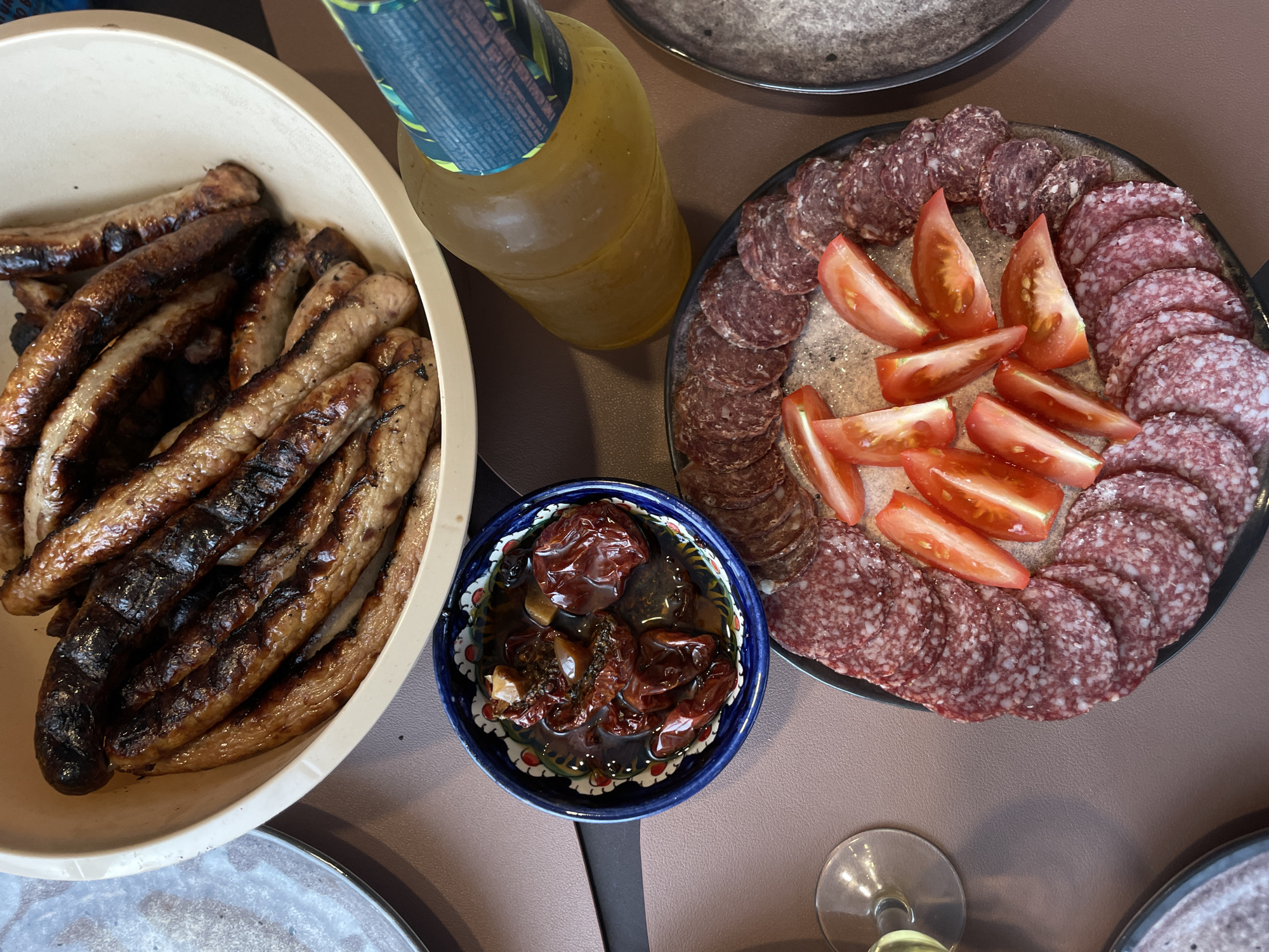 Meal spread documented in Подшивалово, Russia