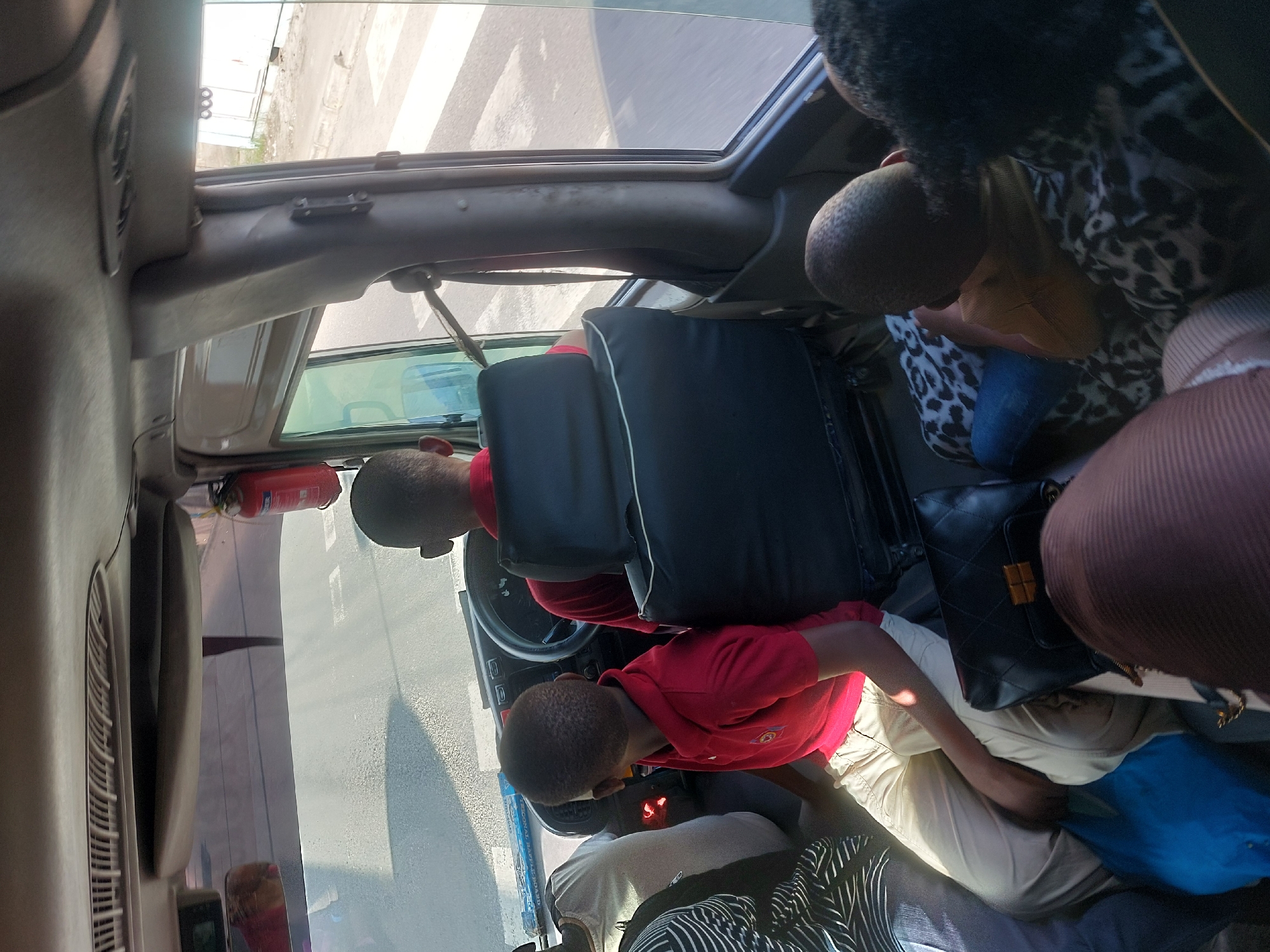 Morning commute captured on Dar es-Salaam public transport