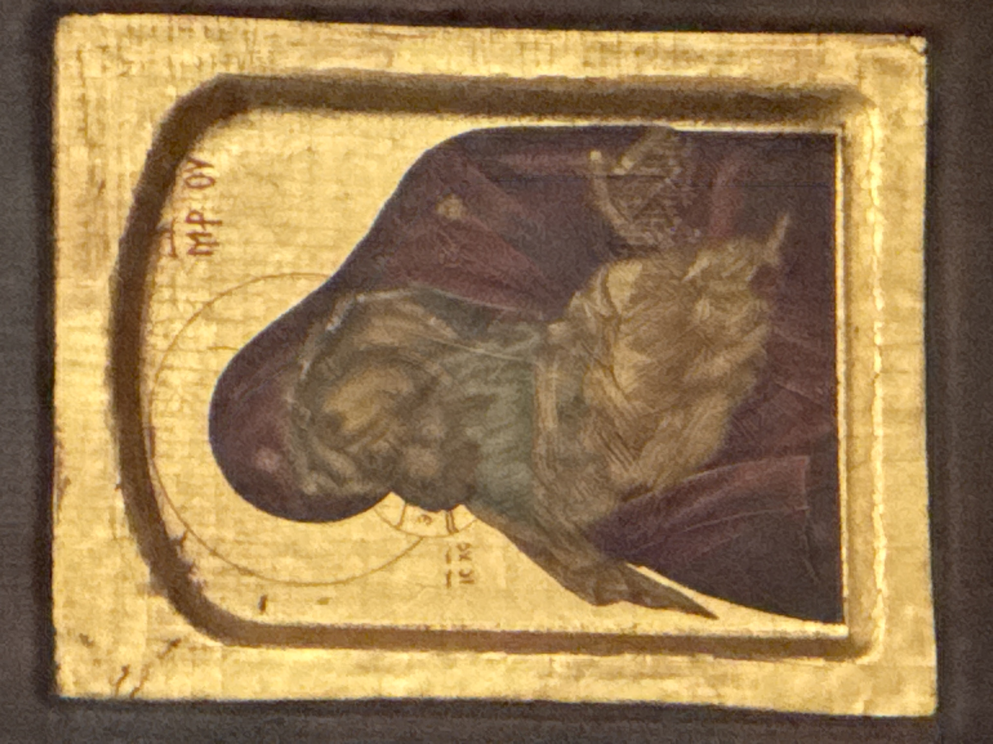 Byzantine-style Virgin Mary icon documented in Puebla, Mexico