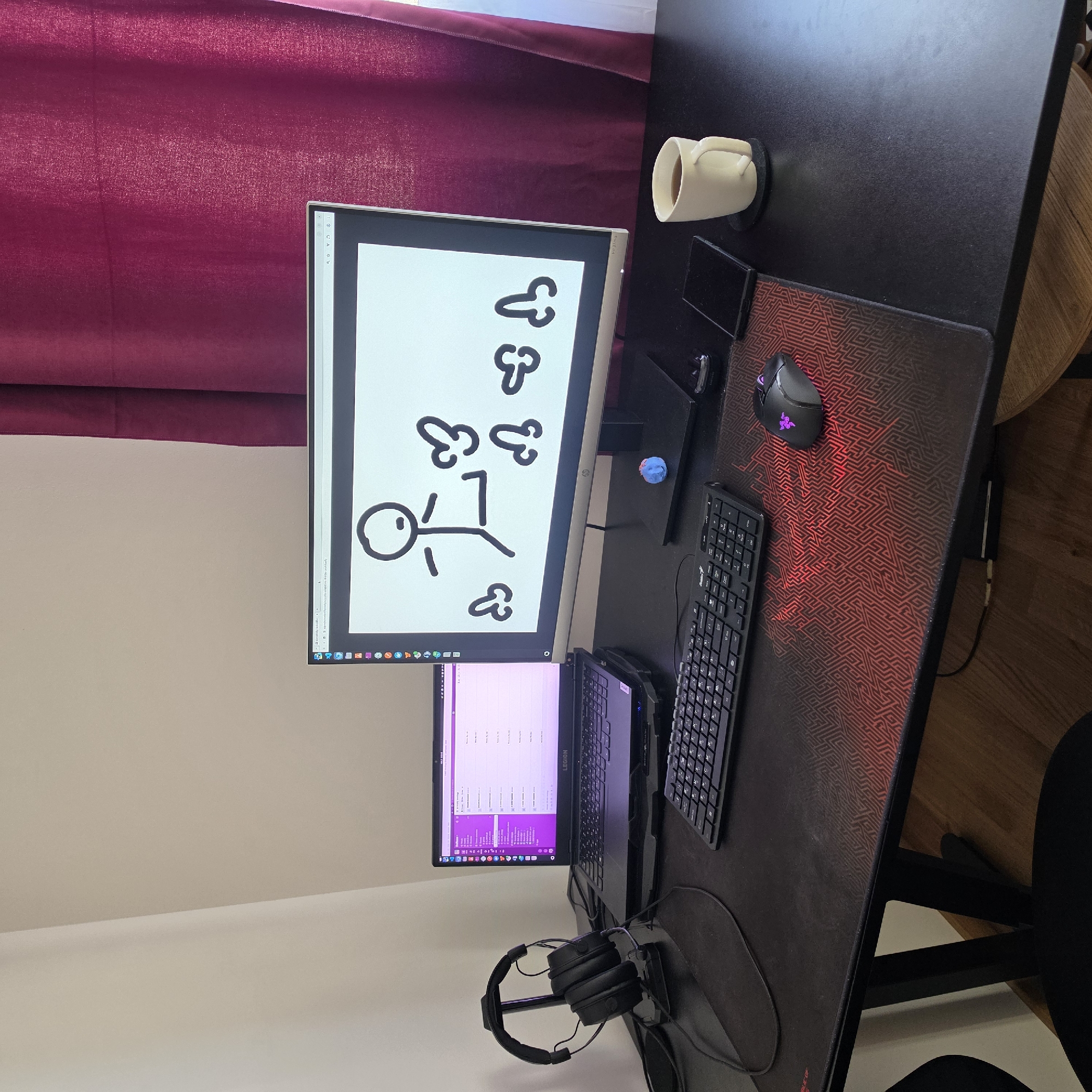 Digital workspace documentation captured in Podgorica with #WorkDiaries branding