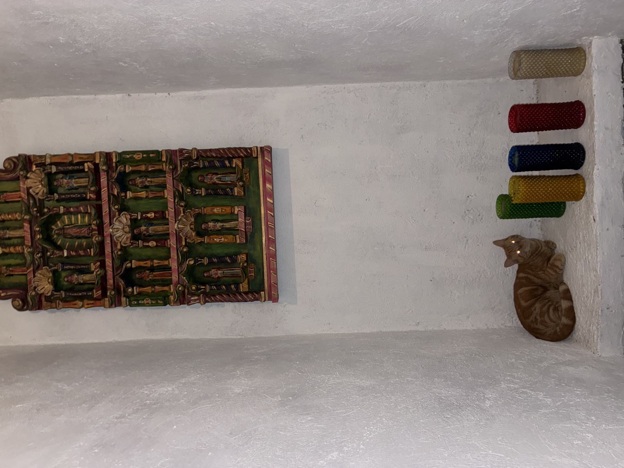 Quiet domestic moments captured in Mexican home over morning hours