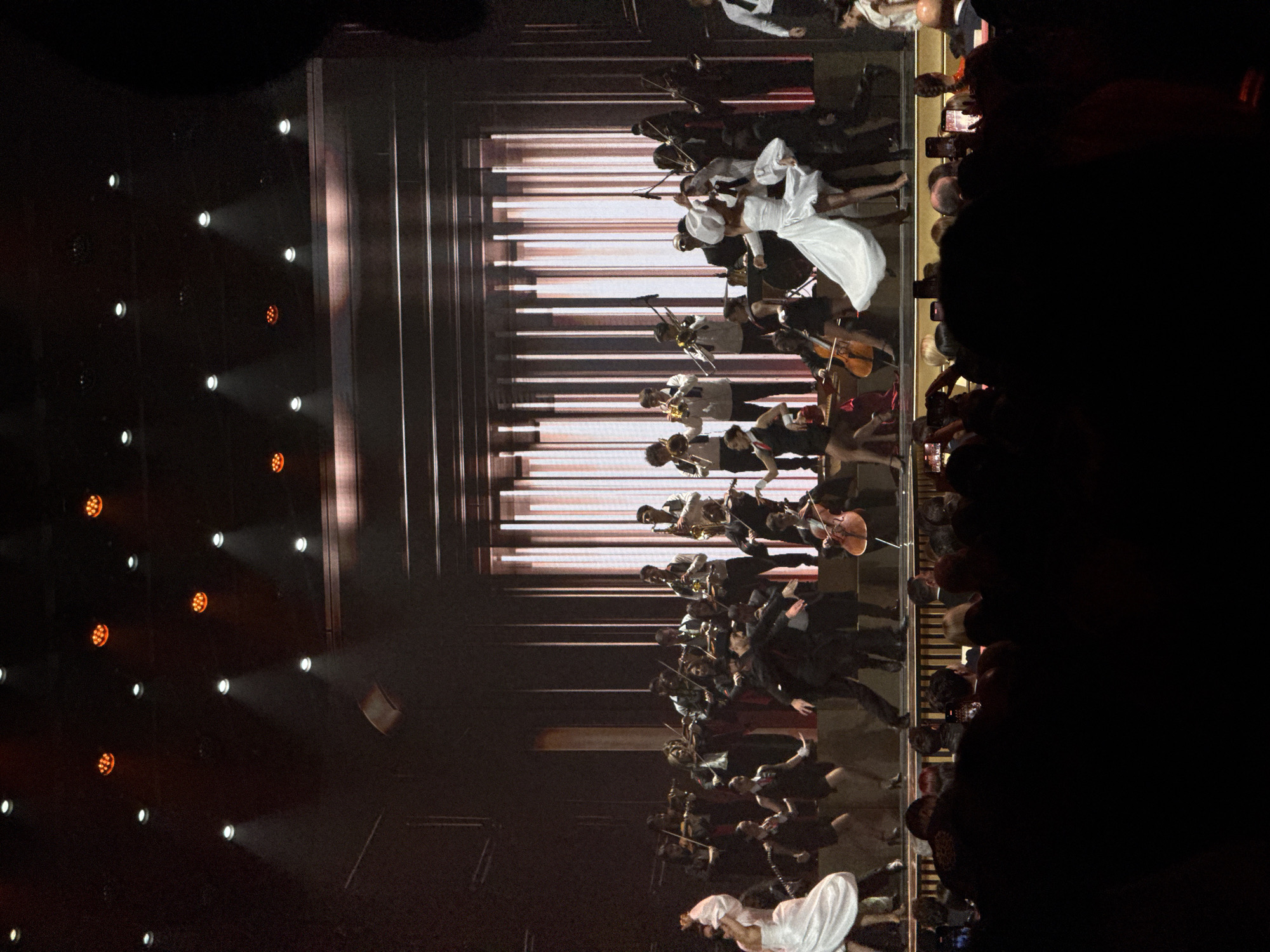 Theatrical performance and reception draws crowds in Yerevan