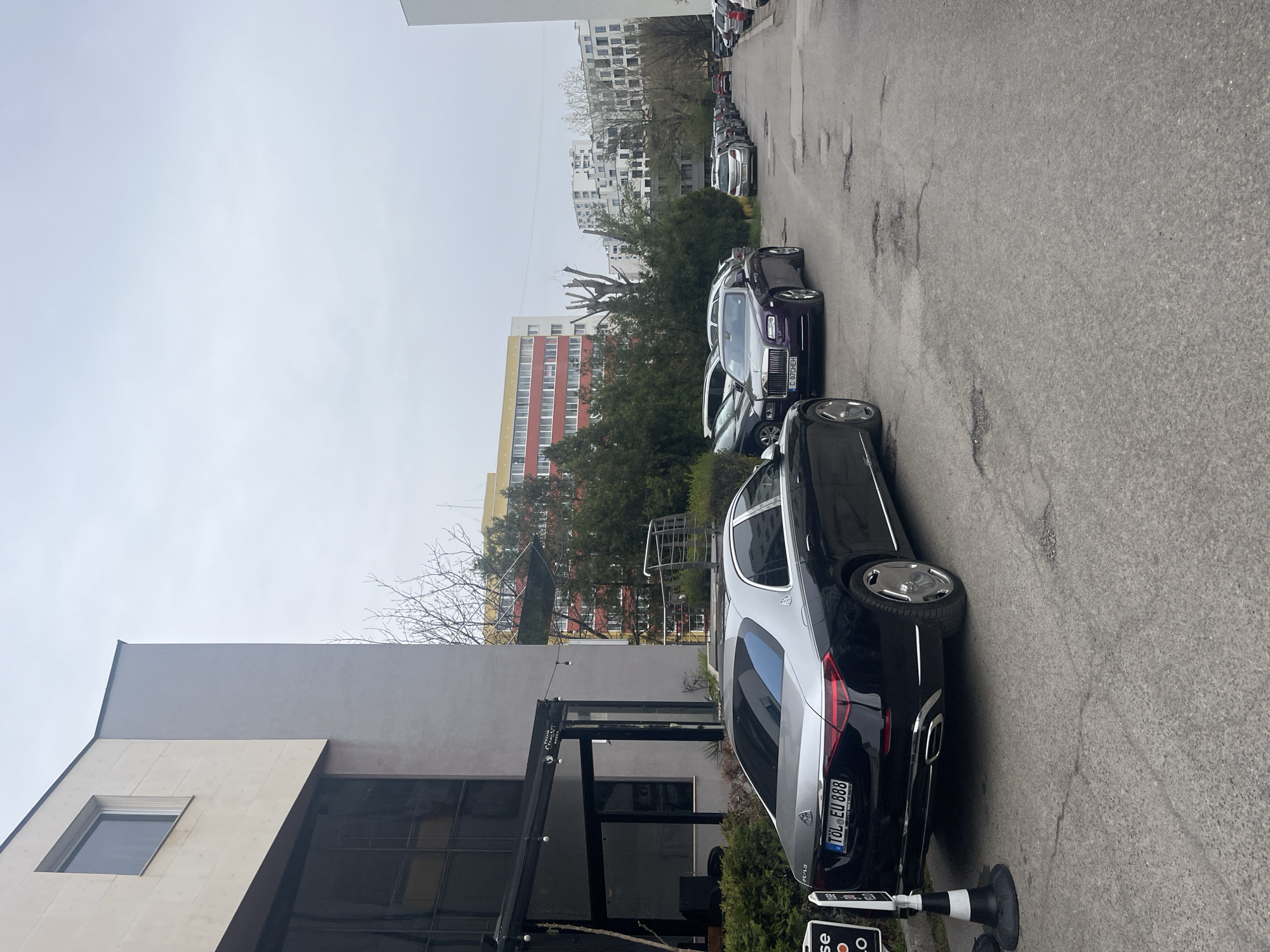 Luxury cars spotted parked on Sofia residential street