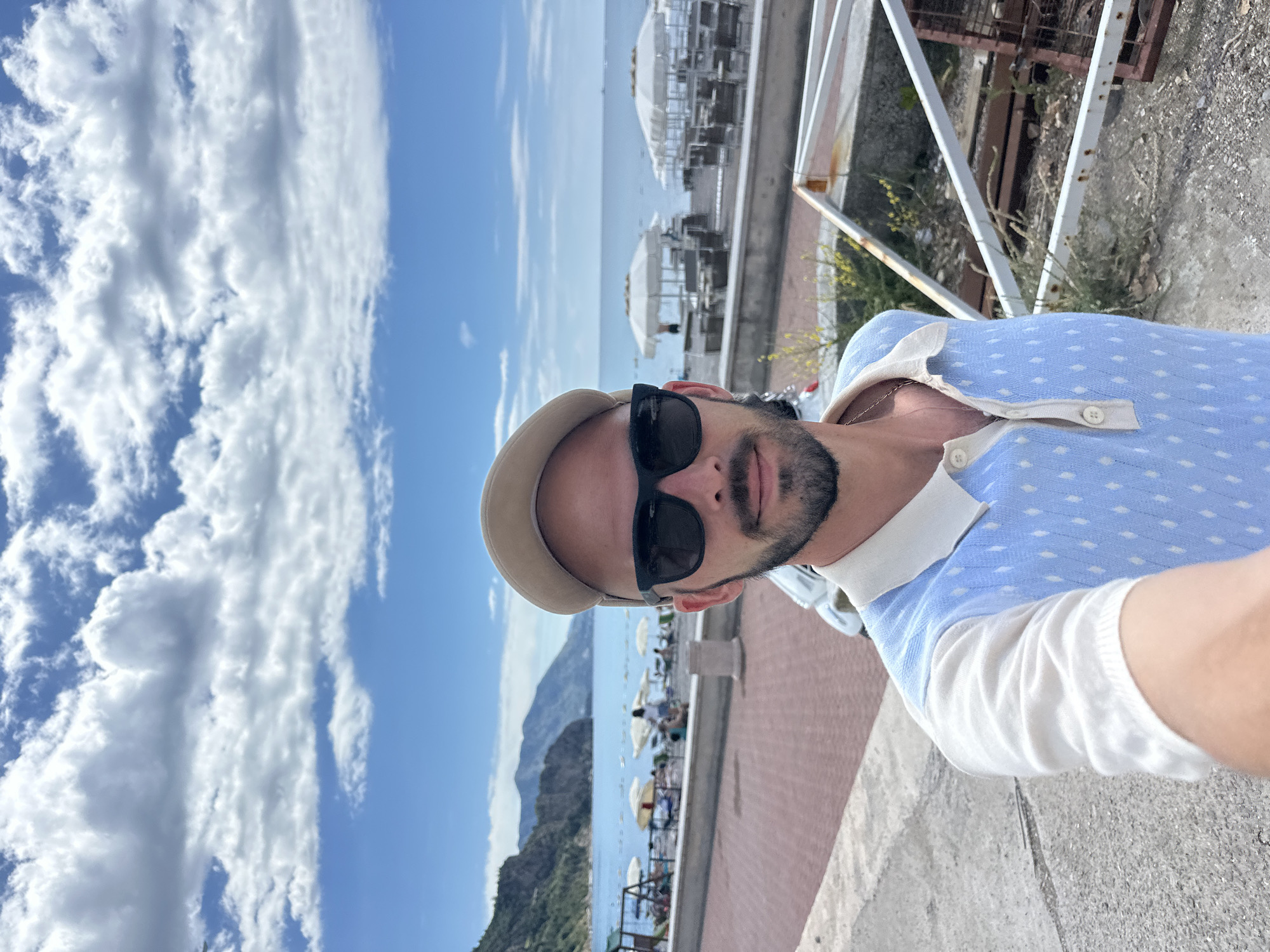 Tourists capture coastal moments in Prijevor, Montenegro