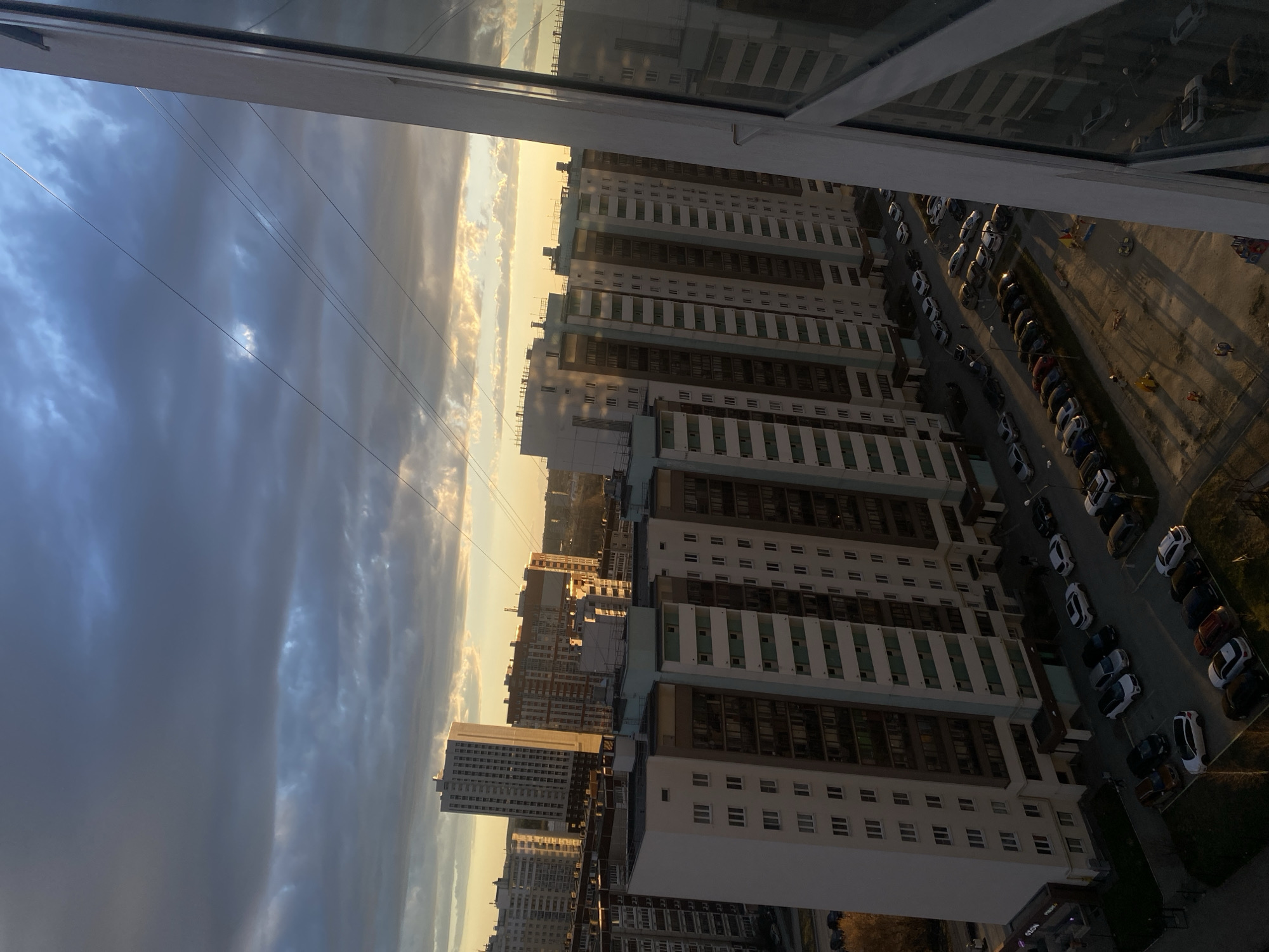 Aerial views capture Yekaterinburg cityscape under dramatic skies