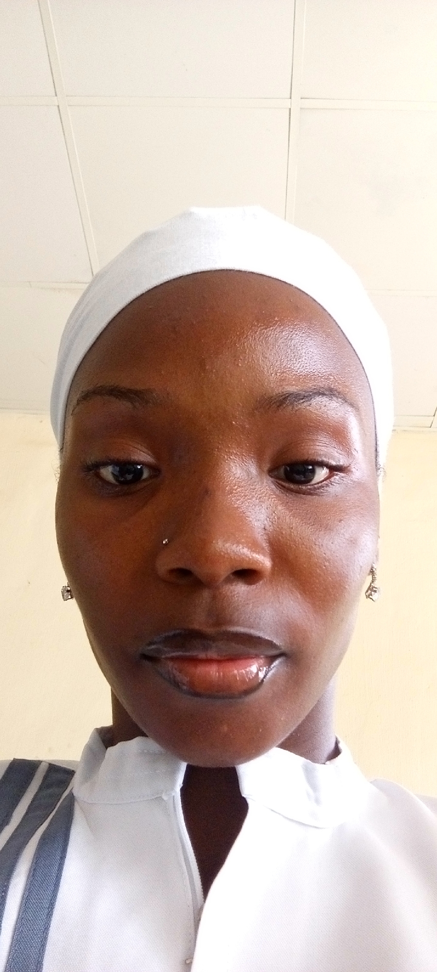 Student takes classroom selfies during school session