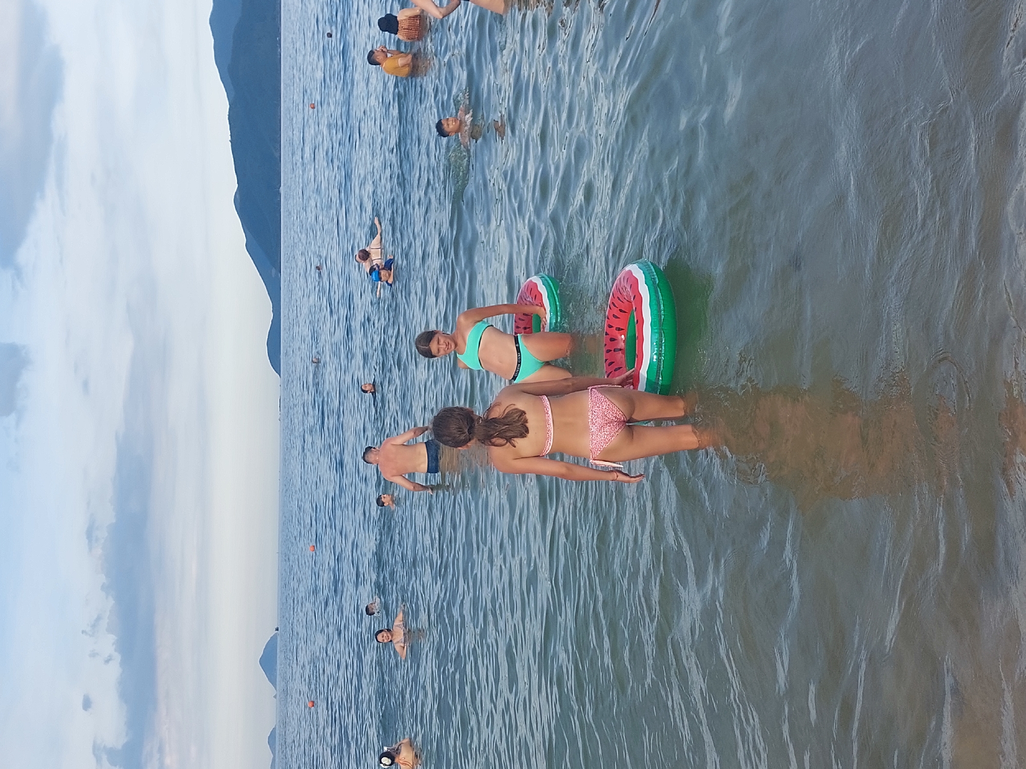 Nha Trang beach in full swing on a busy summer morning