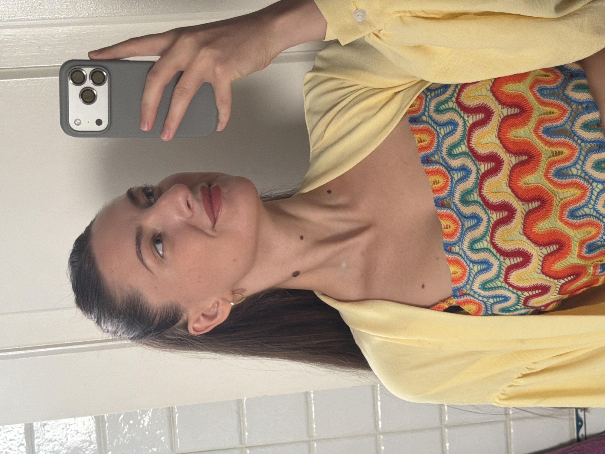 Bathroom selfies in Sharm El Sheikh, baby in tow