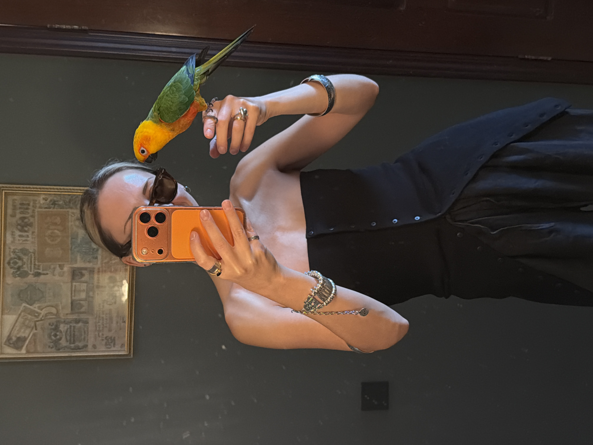 Morning routine documented in Khimki apartment with dog and breakfast