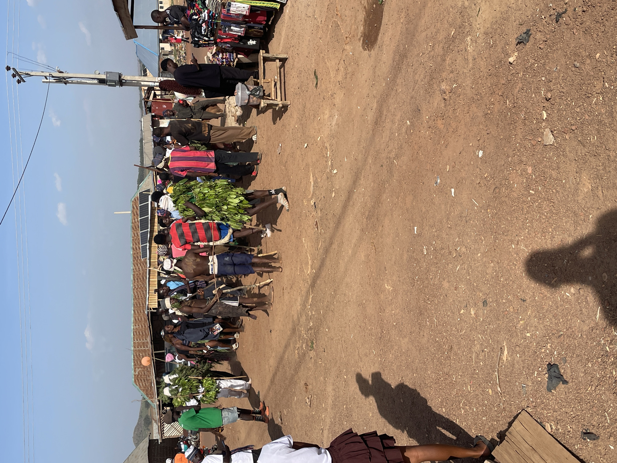 Community gathering and market activity observed in Durimi, Nigeria