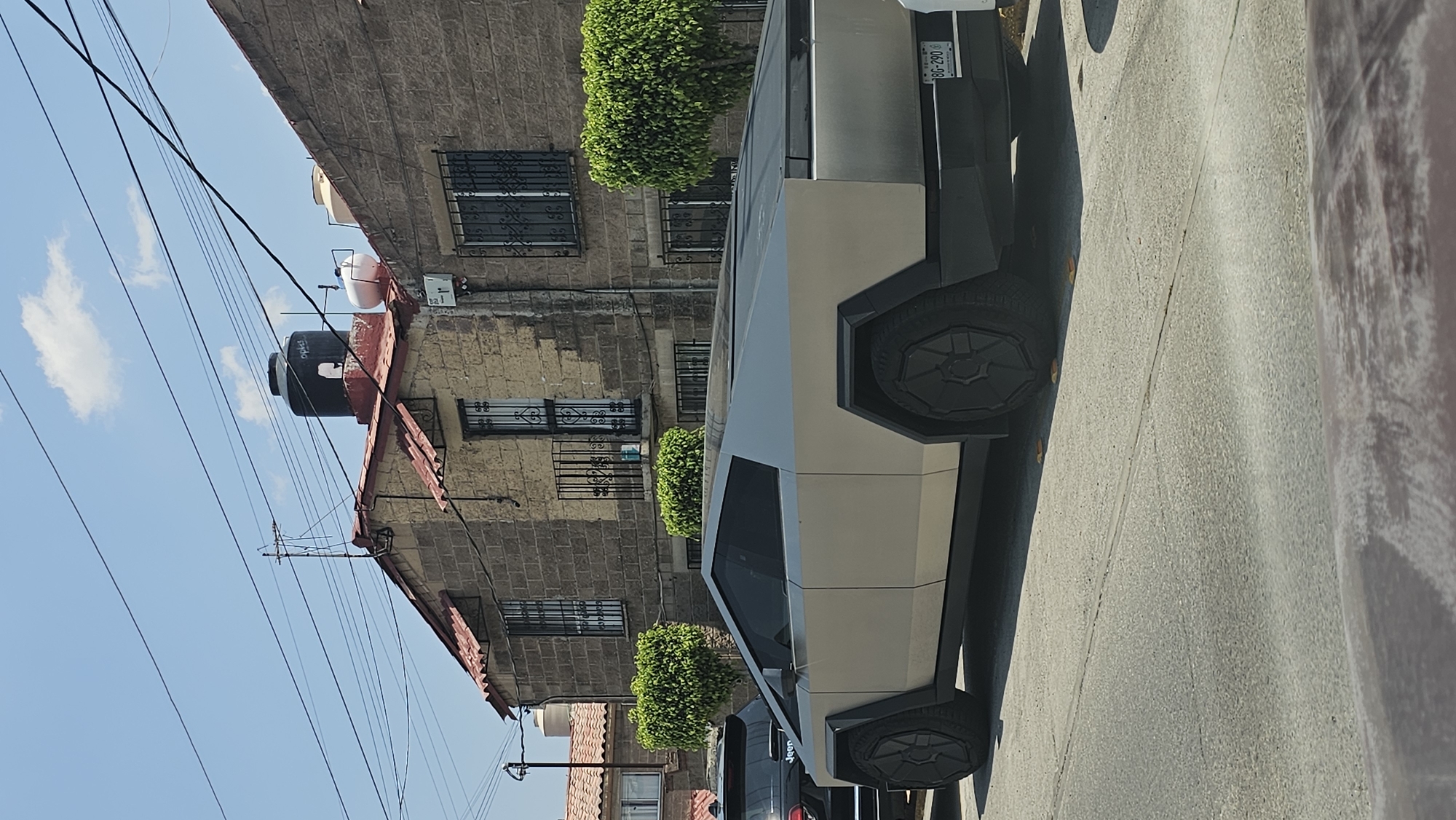 Tesla Cybertruck spotted parked in Mexican town