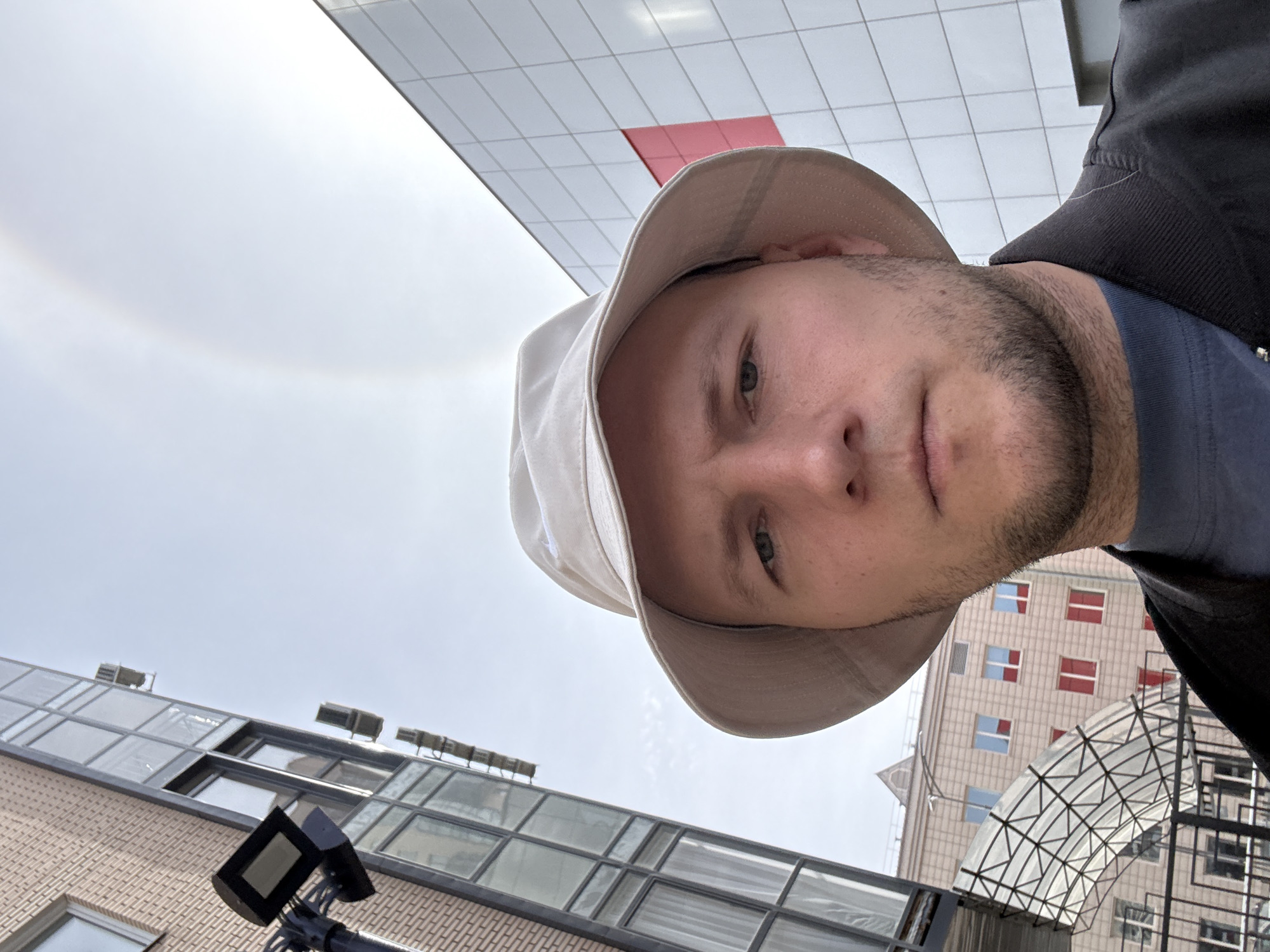 Man in bucket hat photographed in Krasnoyarsk