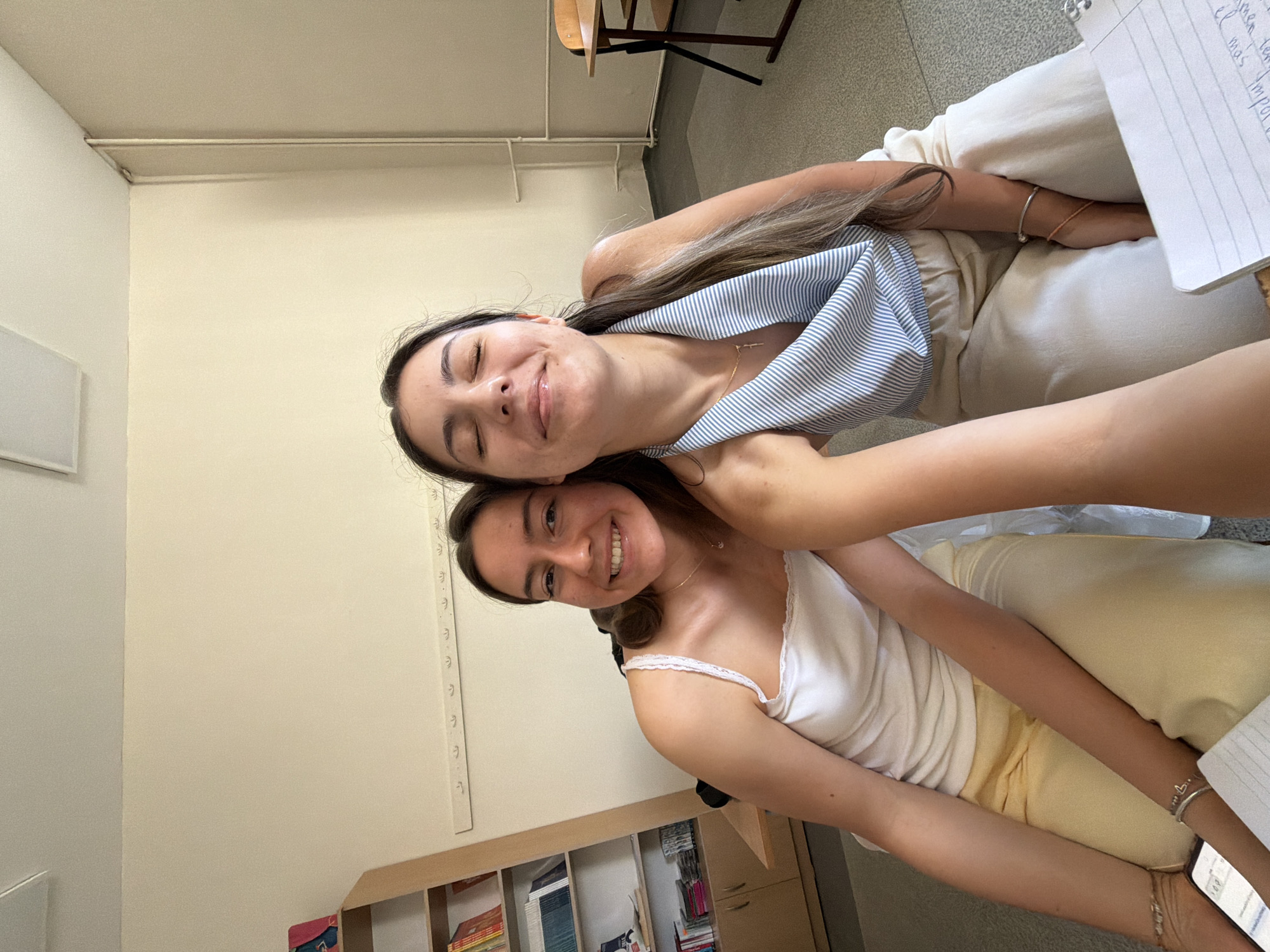 Students document casual classroom moments in Burgas, Bulgaria