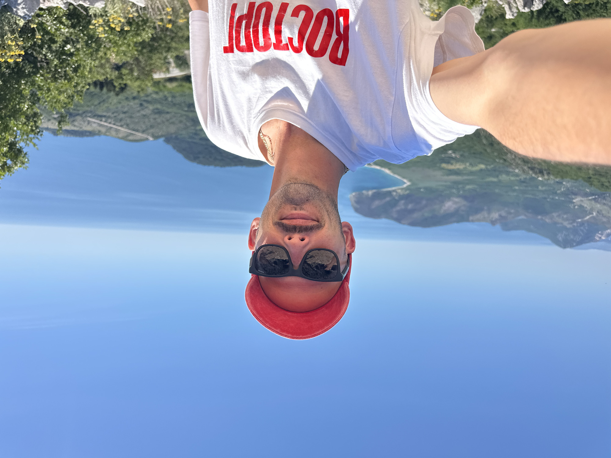 Tourist captures scenic Adriatic coastline views from Montenegro mountains