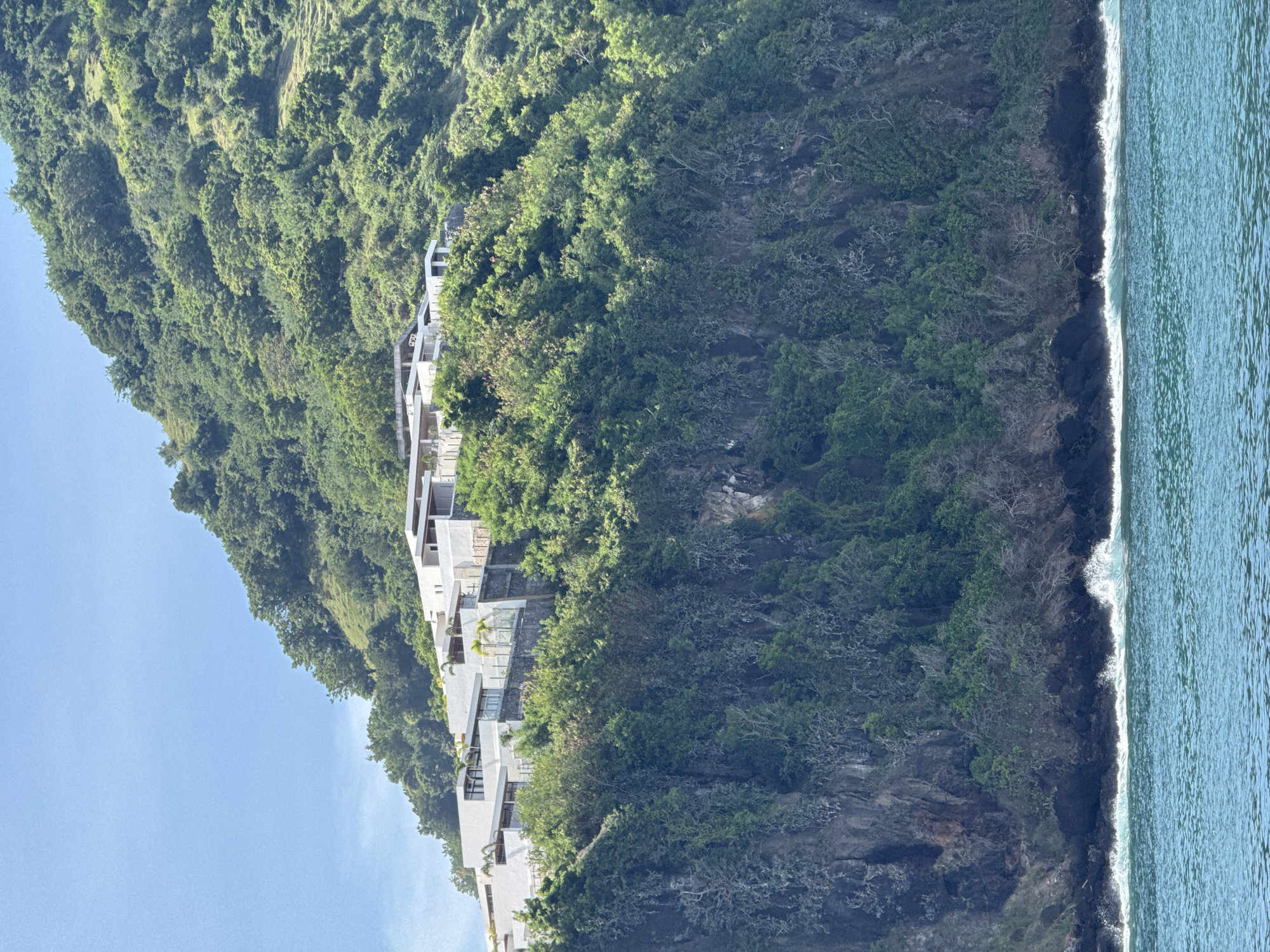 Coastal hillside landscape documented in Karangasem, Indonesia