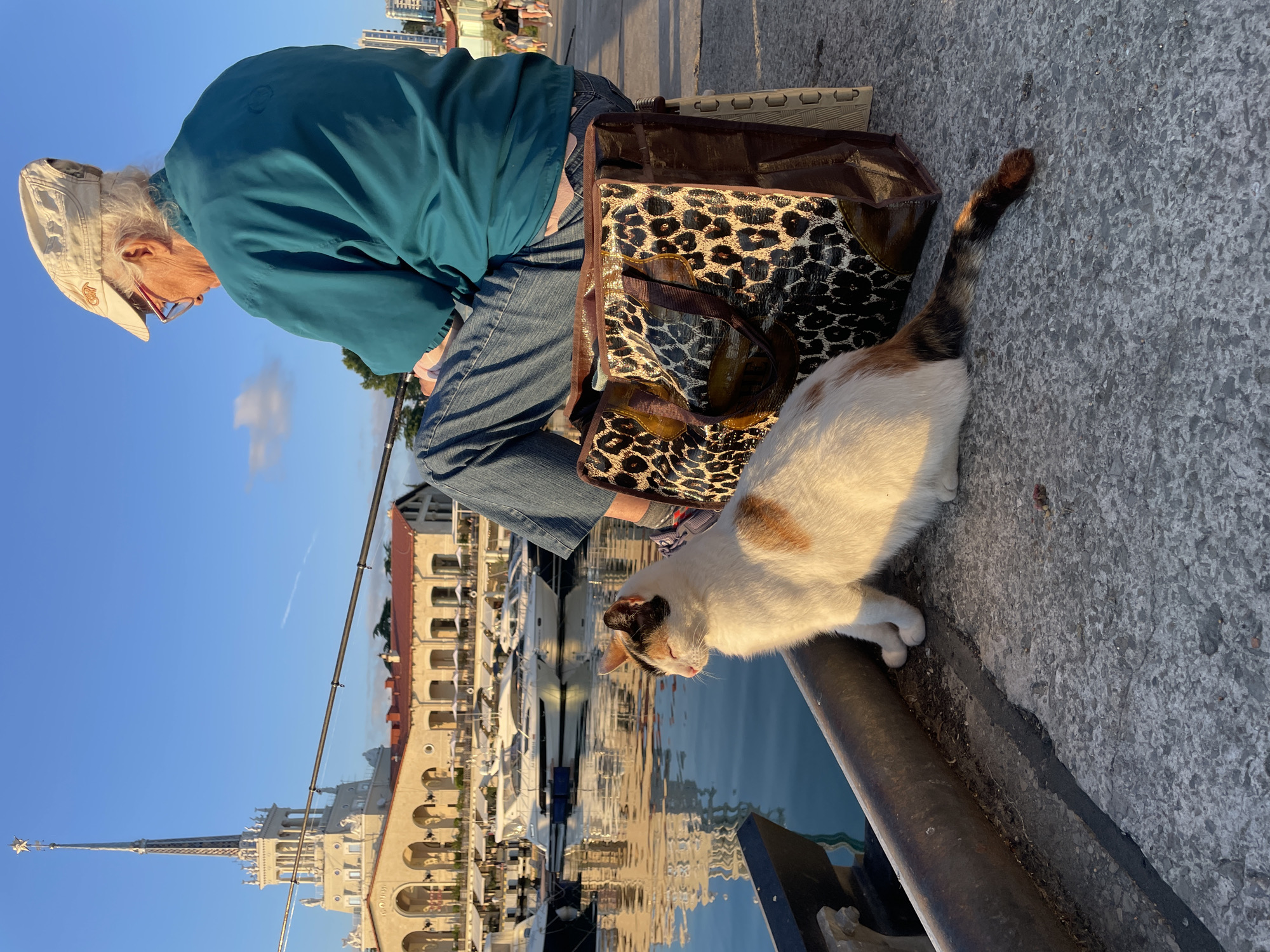 Golden hour stroll through Sochi's marina and waterfront entertainment district