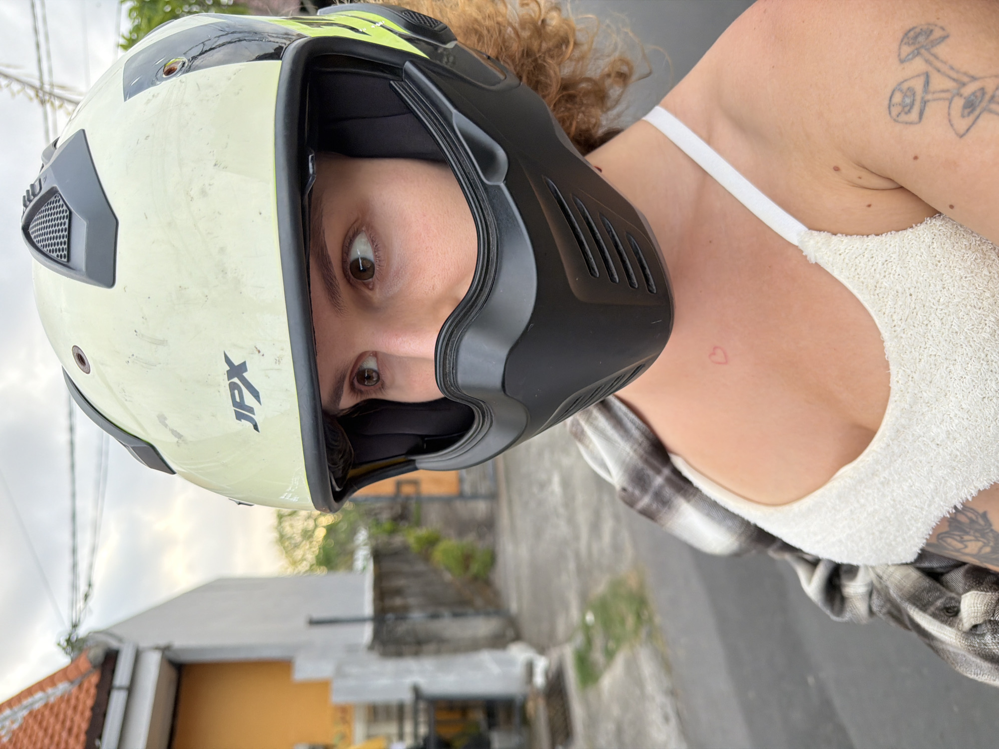On the back of a motorcycle in North Kuta, Bali
