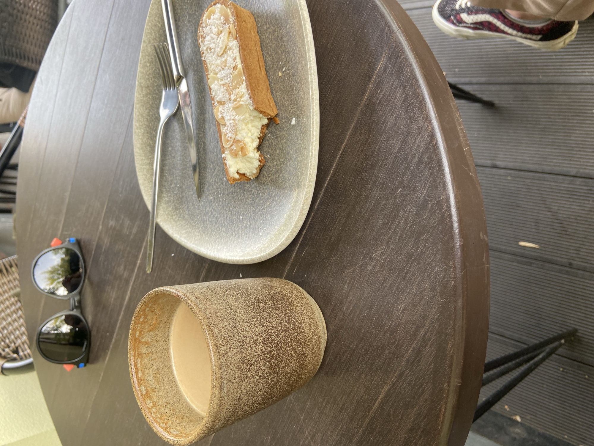 Café afternoon and street details in Brest, Belarus