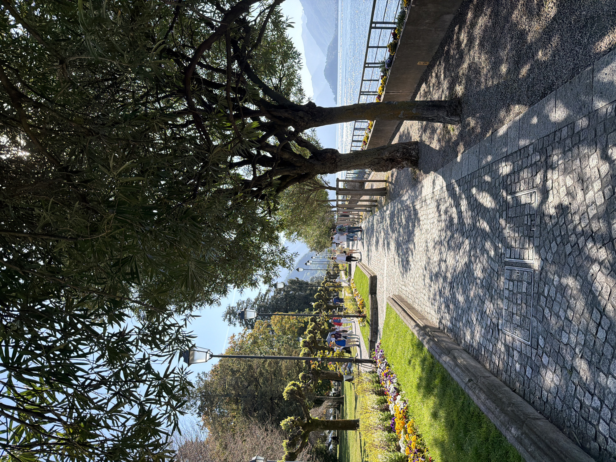 Lakefront scenes documented in San Giovanni, Italy afternoon stroll