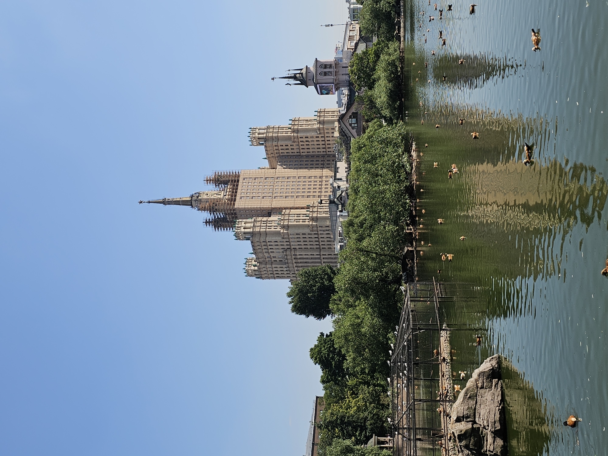 Duck ponds and Stalinist towers at a Moscow Zoo visit