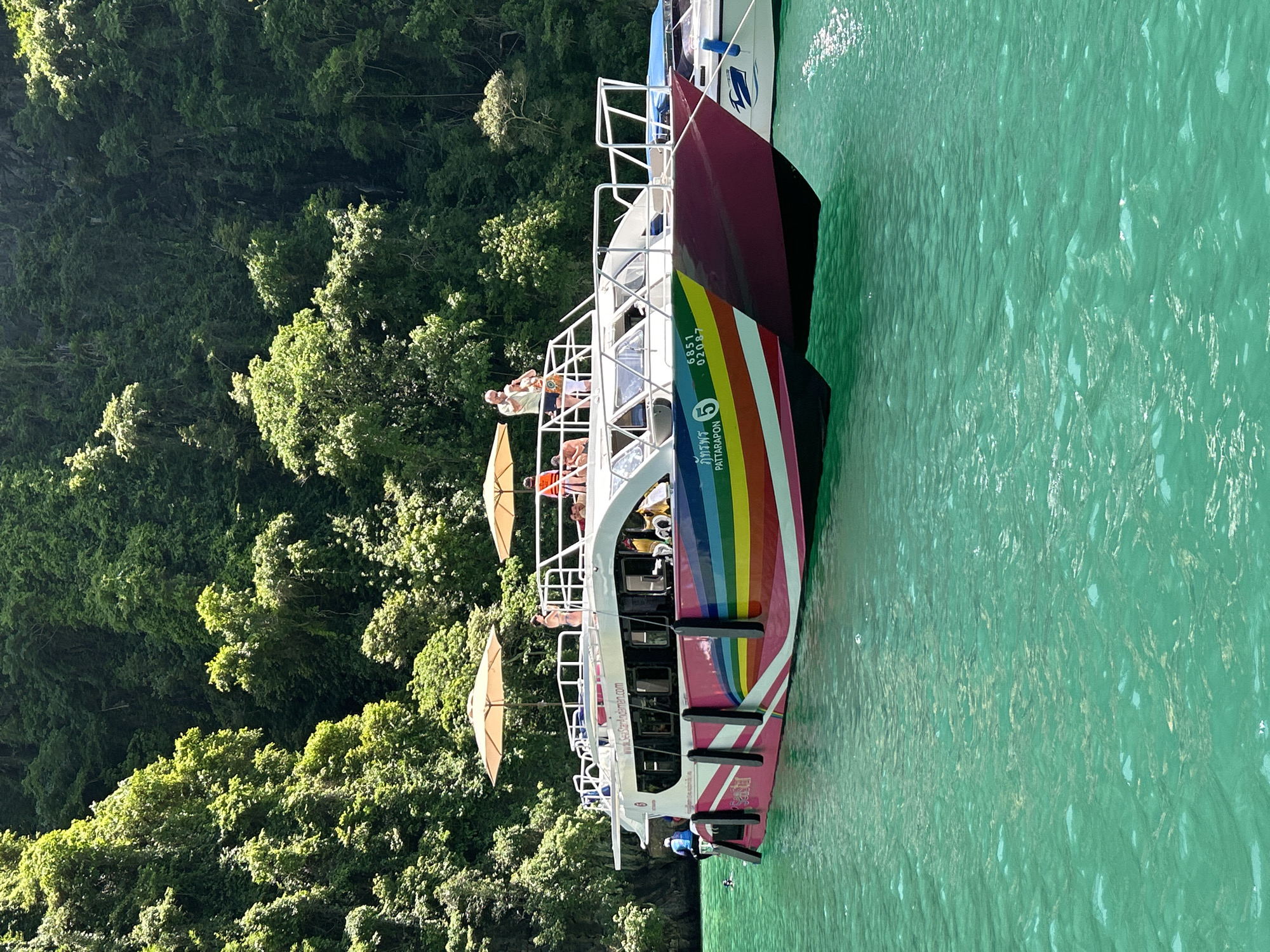 Morning boat trip and swimming activities documented in Ao Nang