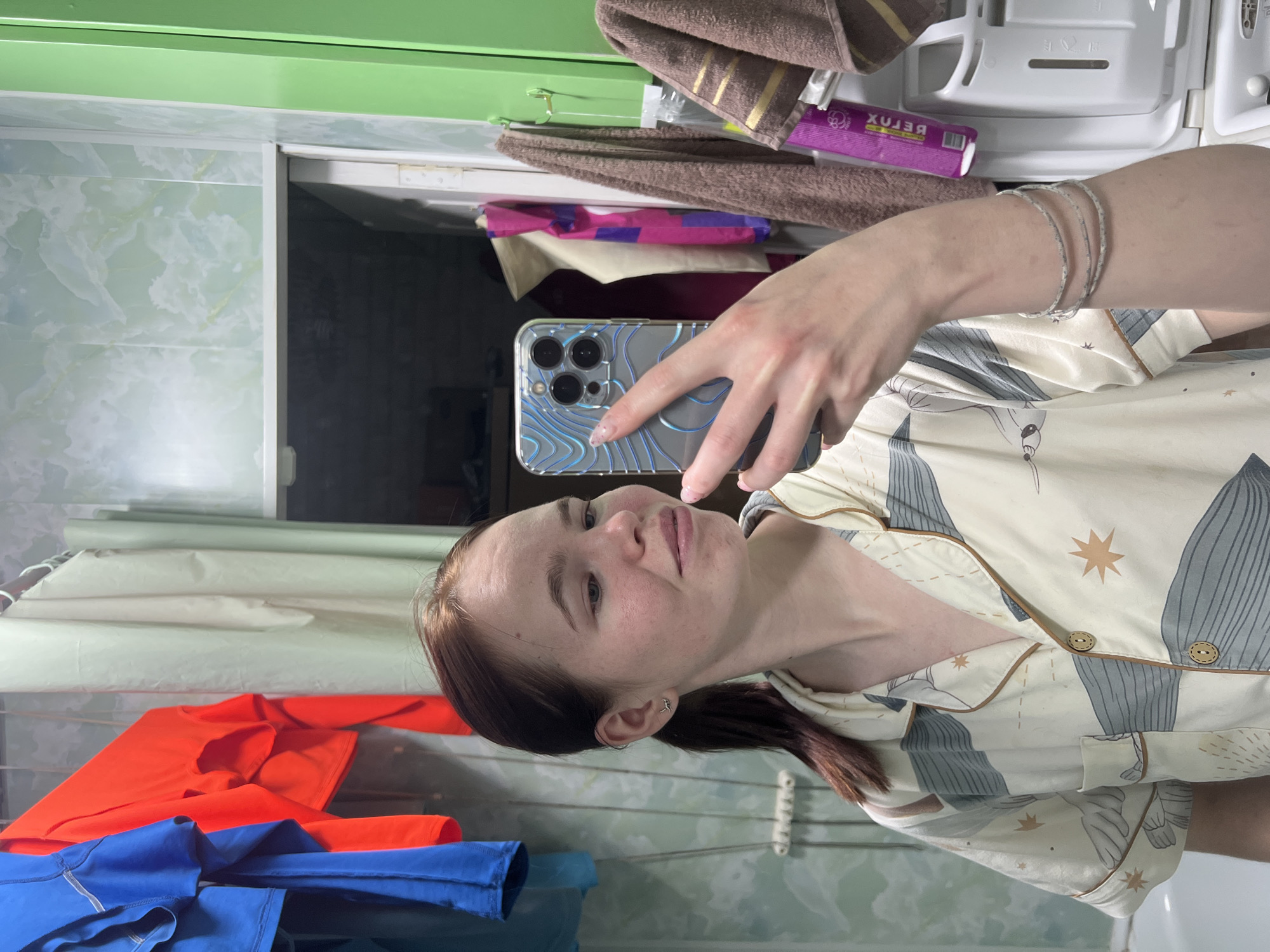 Casual selfies and portraits captured across Chaikovsky homes