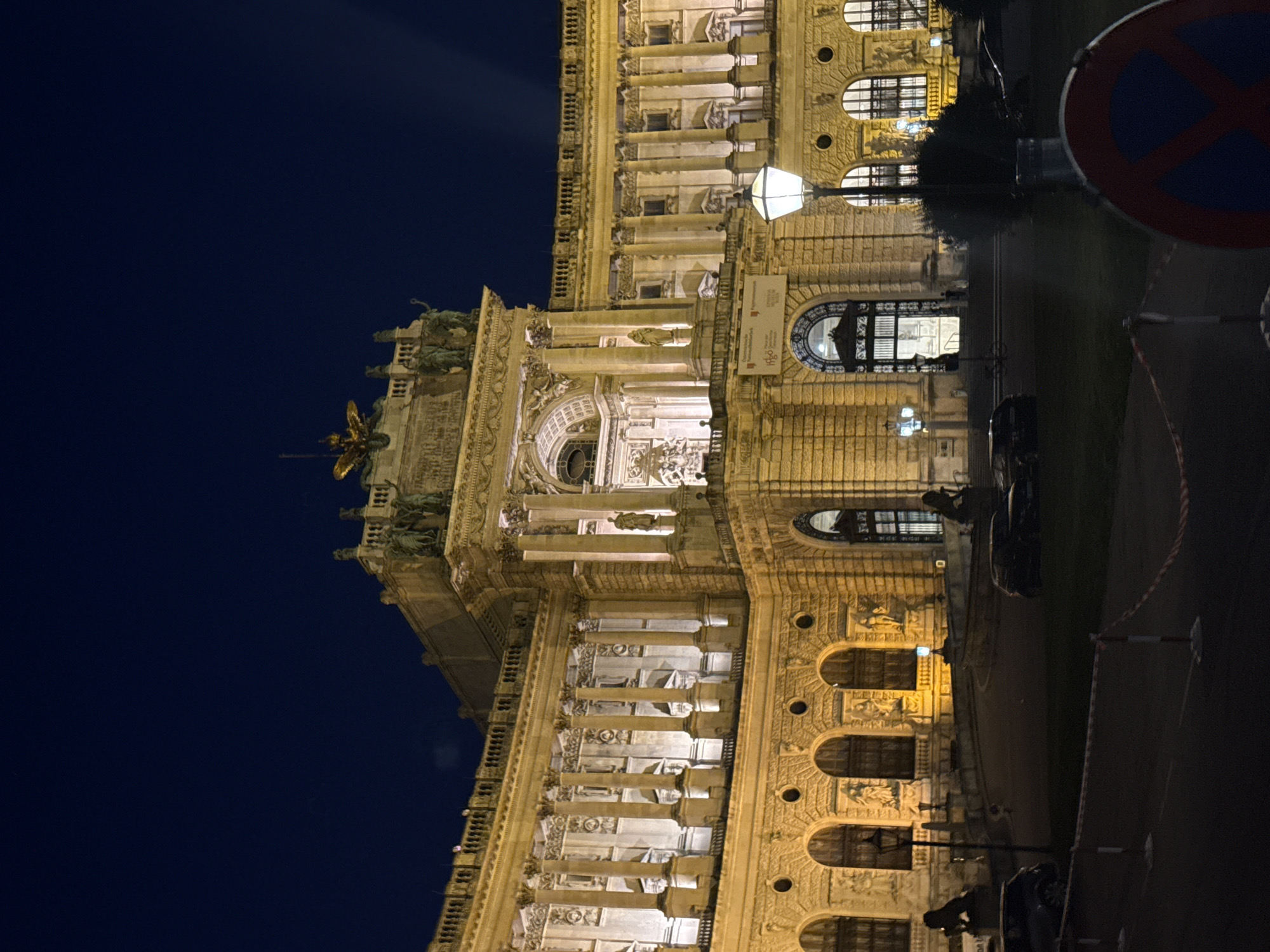Vienna's illuminated landmarks at night, June 2026