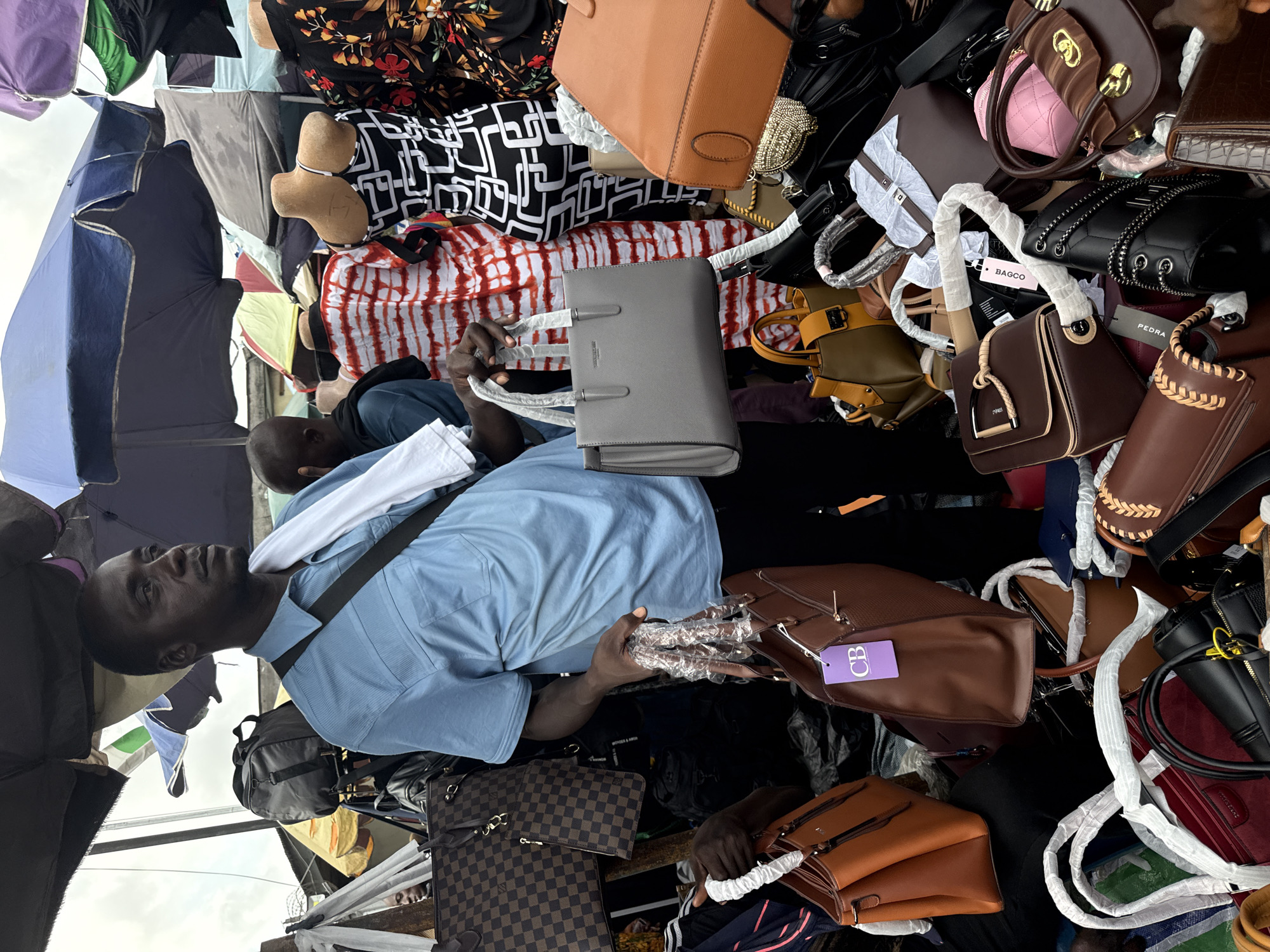 Market activity captured in Lekki, Nigeria marketplace