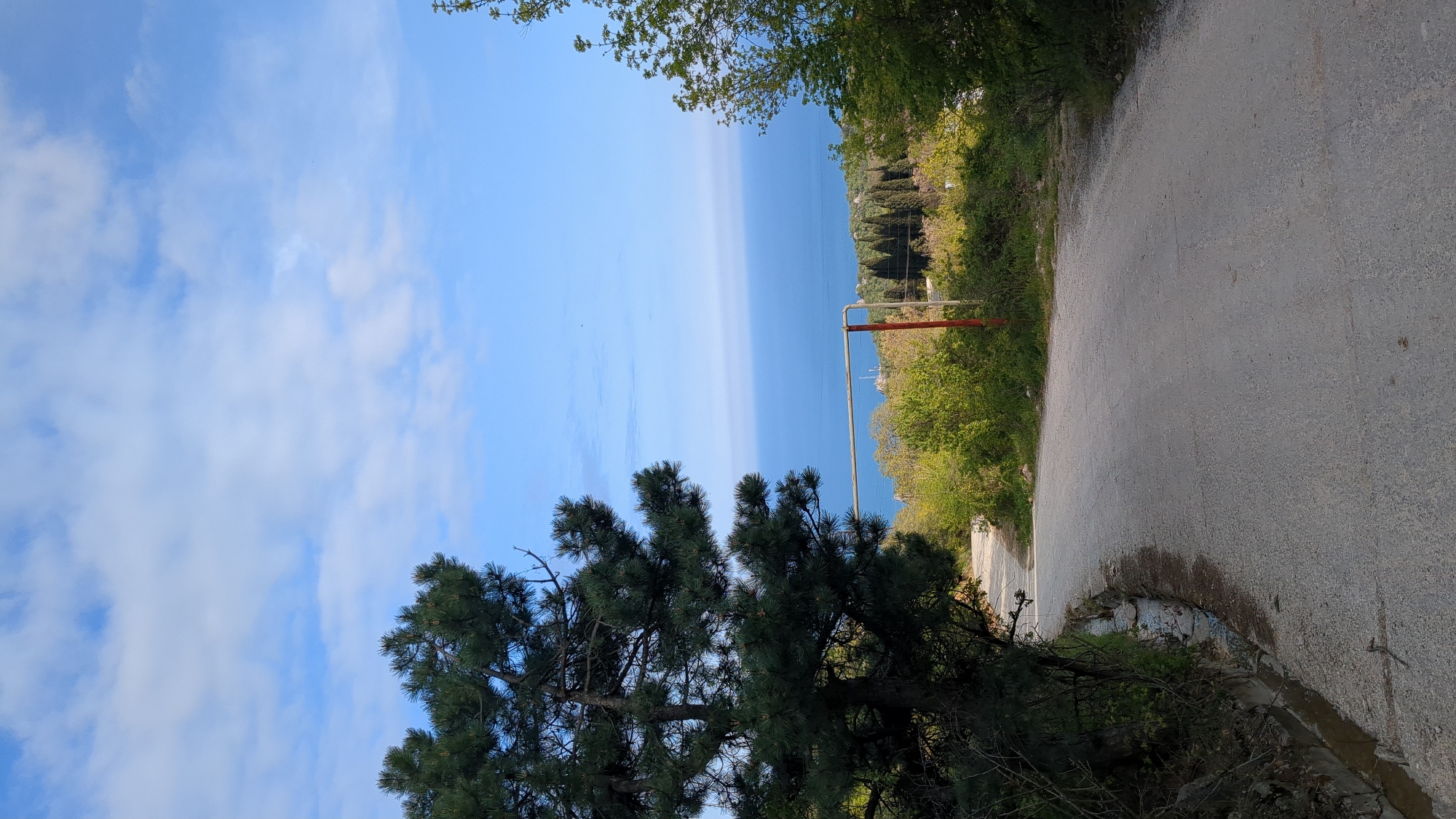Scenic coastal roads documented in Chaika, Ukraine