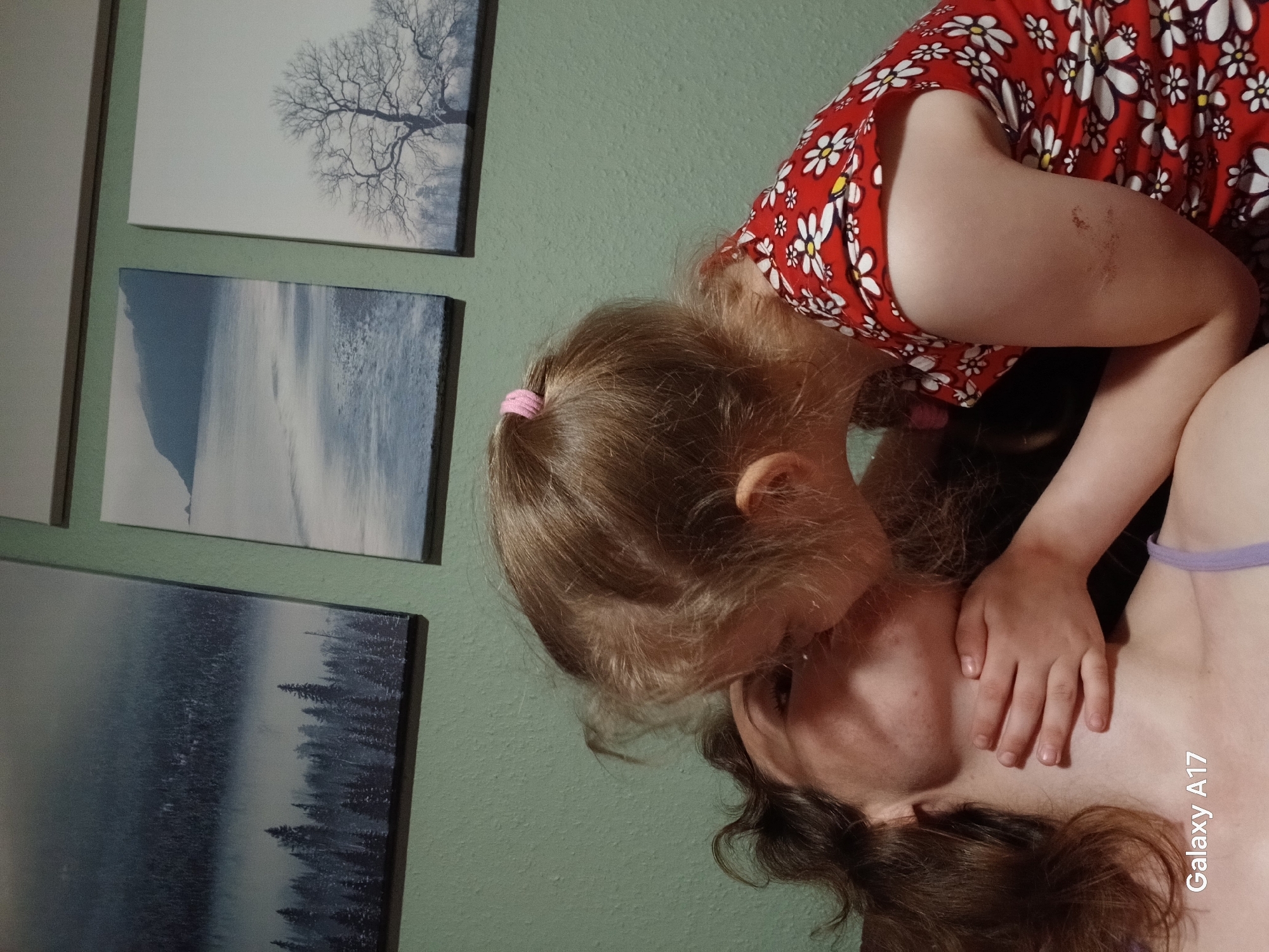 Quiet family moment captured in Yekaterinburg home