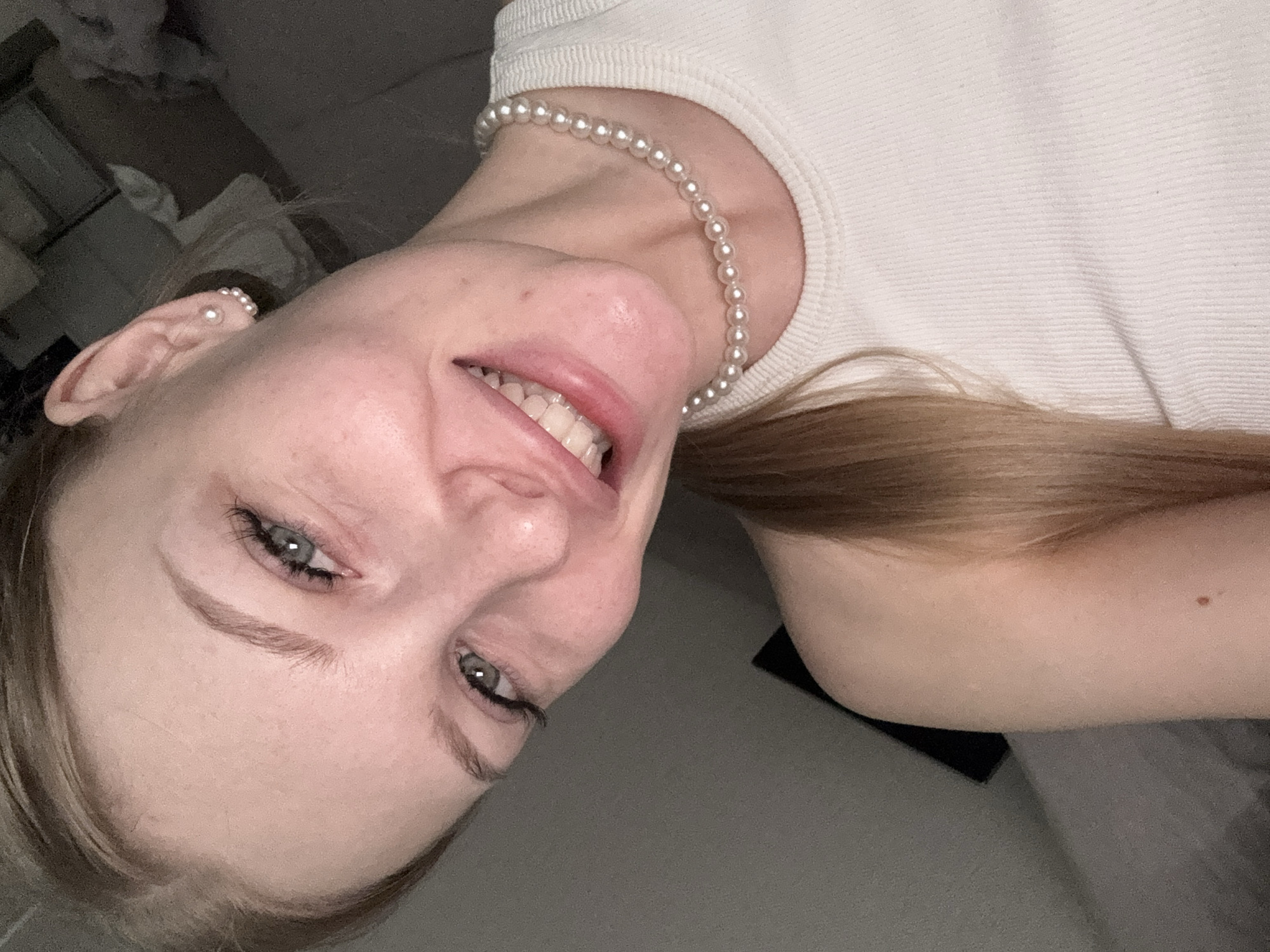 Woman takes multiple selfies in various angles in Perm