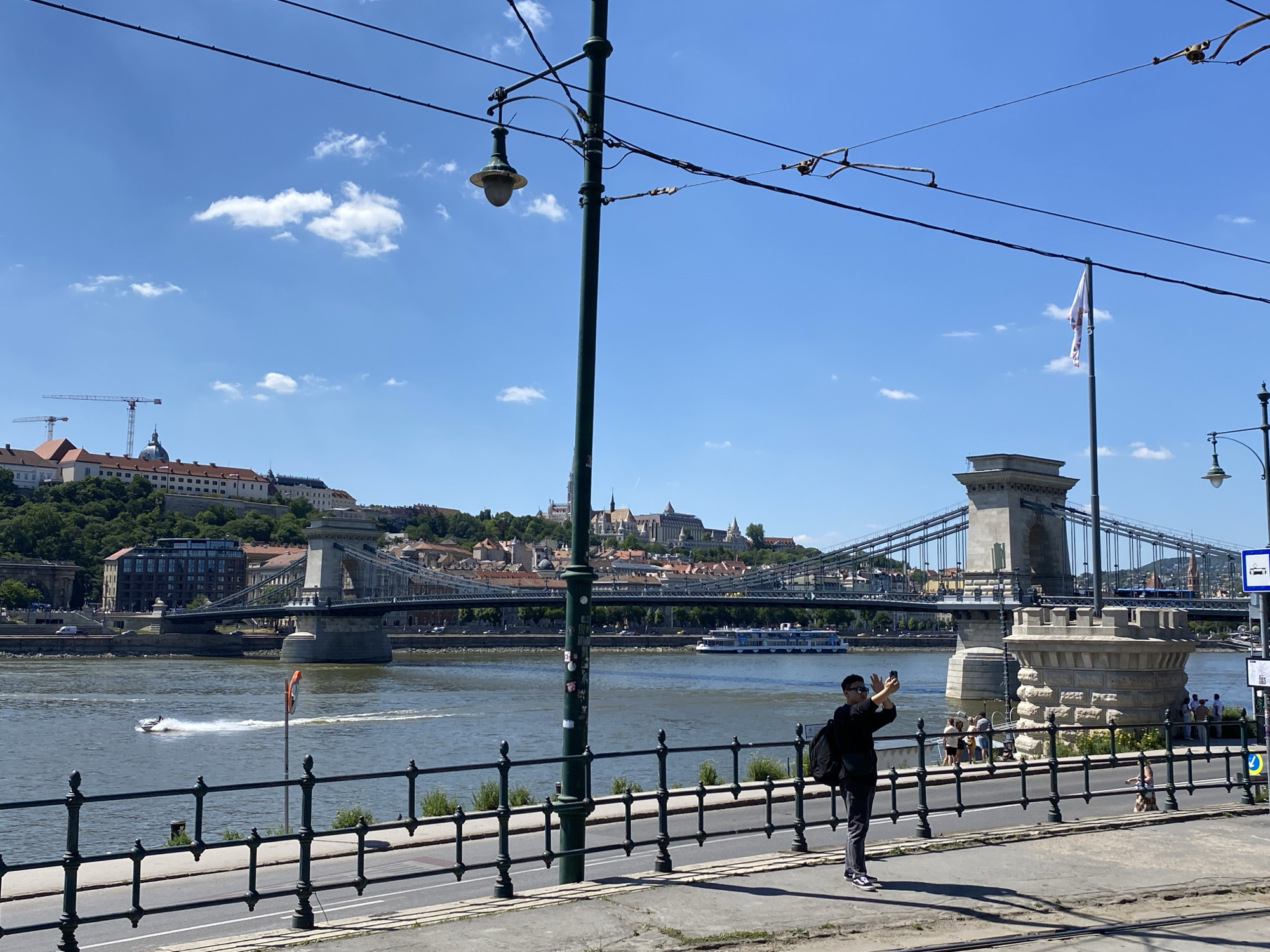 Ordinary Budapest life documented across city landmarks and streets