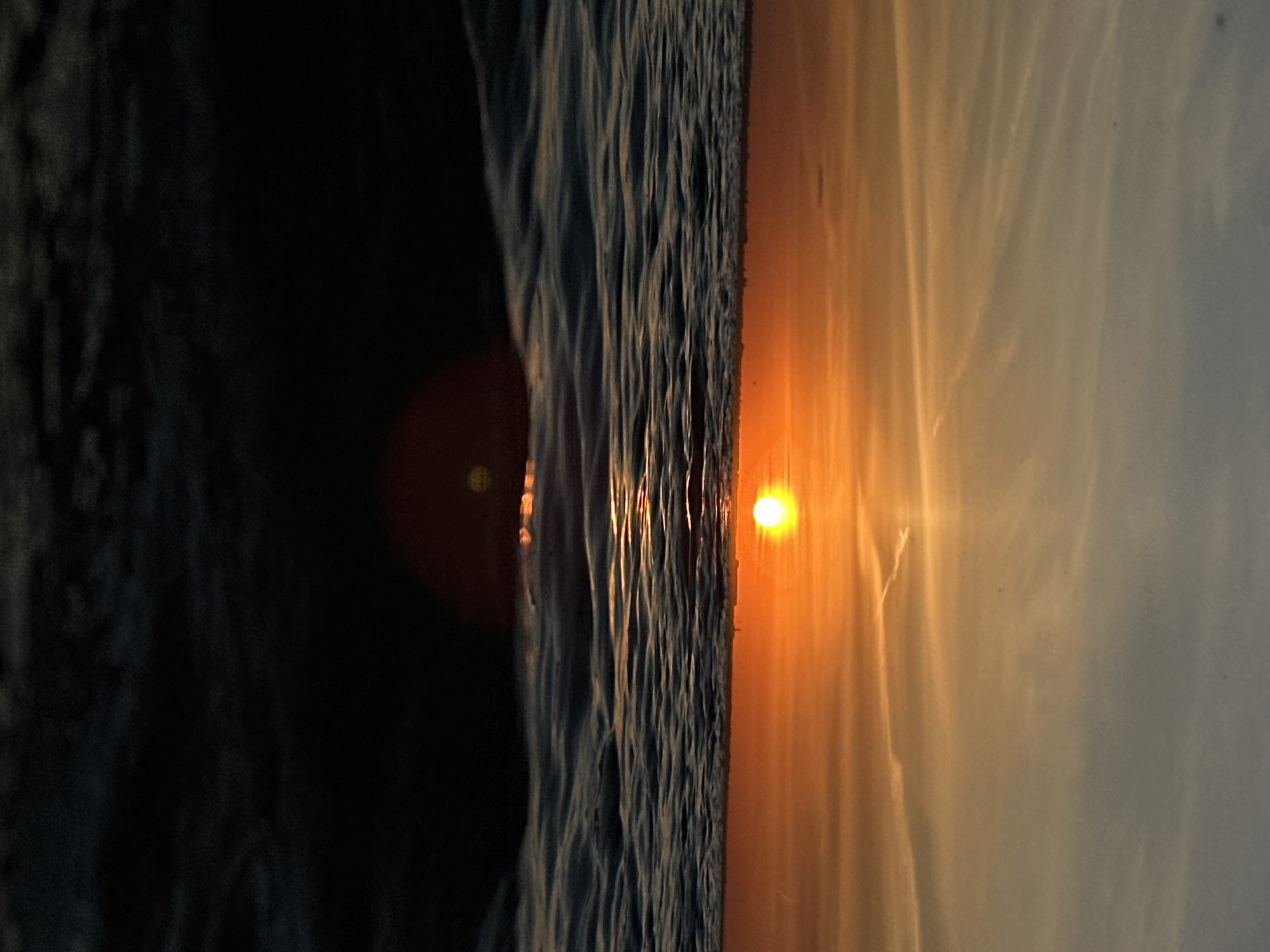 Sunset captured over Kokshetau waterfront, Kazakhstan