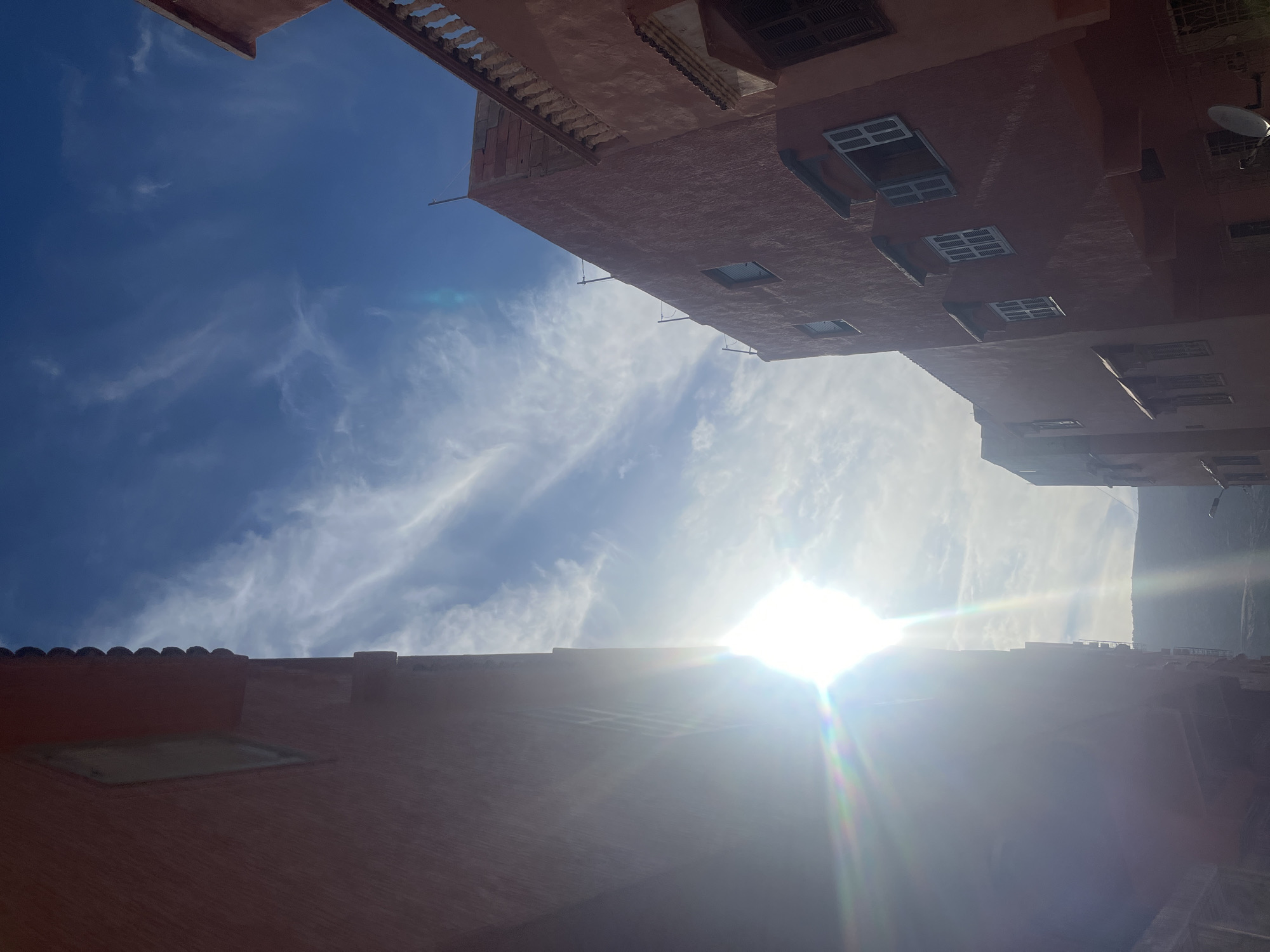 Architectural perspectives captured in Ouaouizert, Morocco