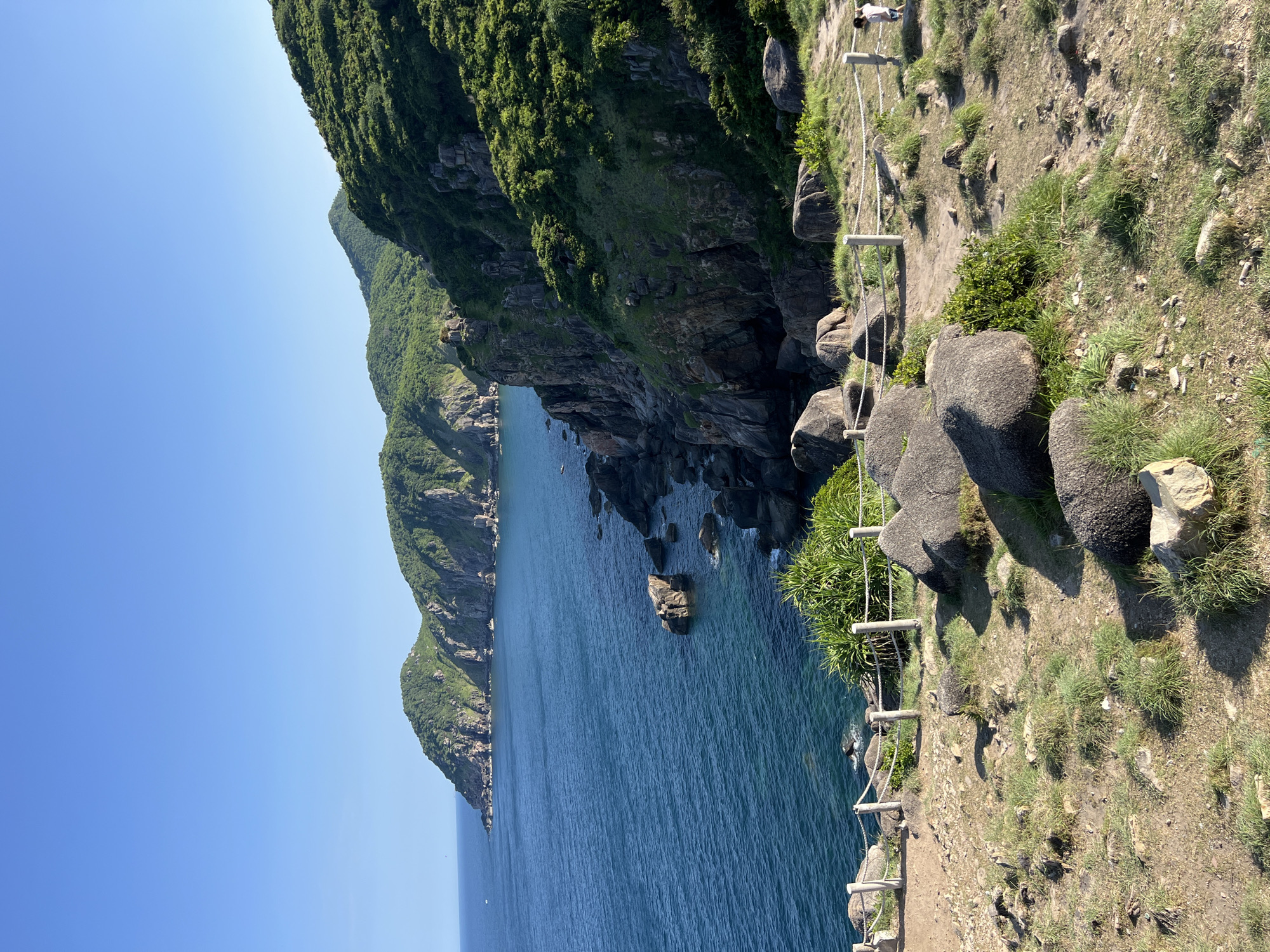 Morning exploration of Cape Varella's lighthouse and rugged coastline