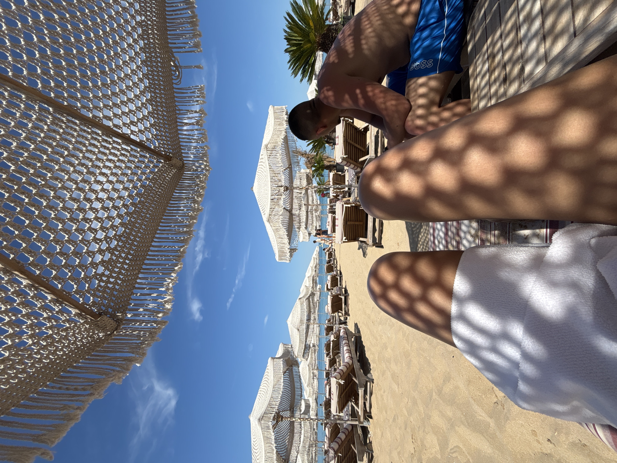 Lazy afternoon on a Sozopol beach, Black Sea coast