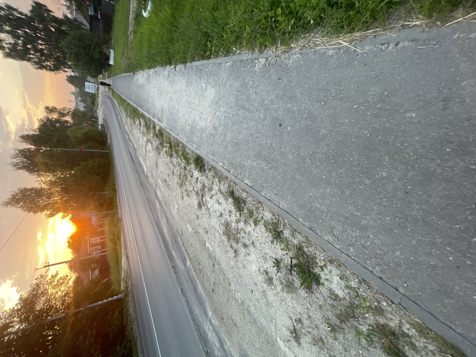 Evening stroll through Krasnye Baki village during golden hour