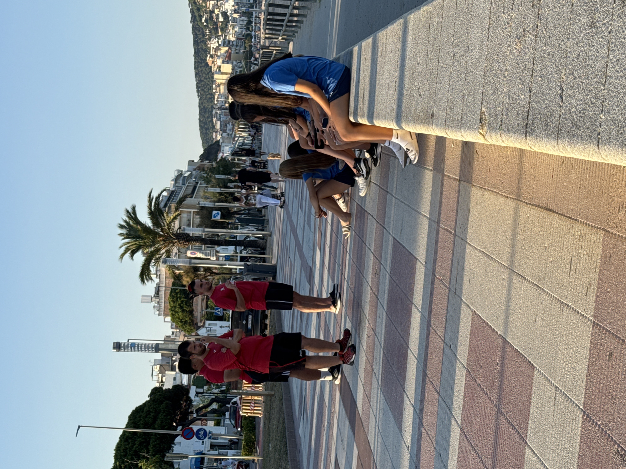 Summer afternoon on the Blanes beachfront, Costa Brava