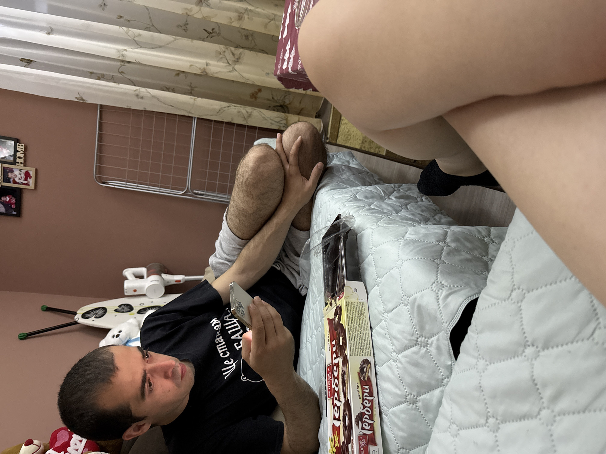 Couple captures casual evening moments at Sofia home