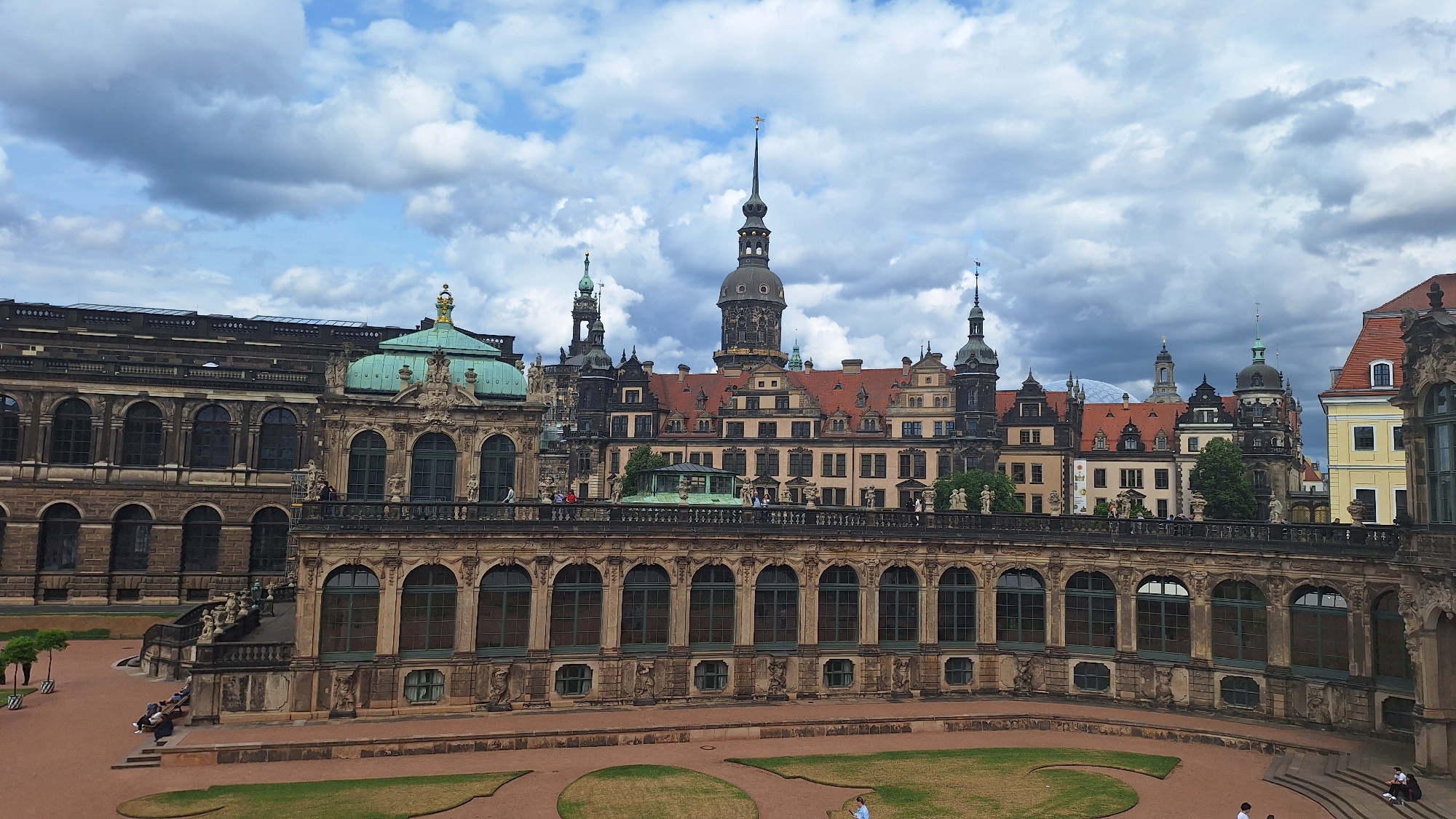Afternoon at the Zwinger Palace, Dresden