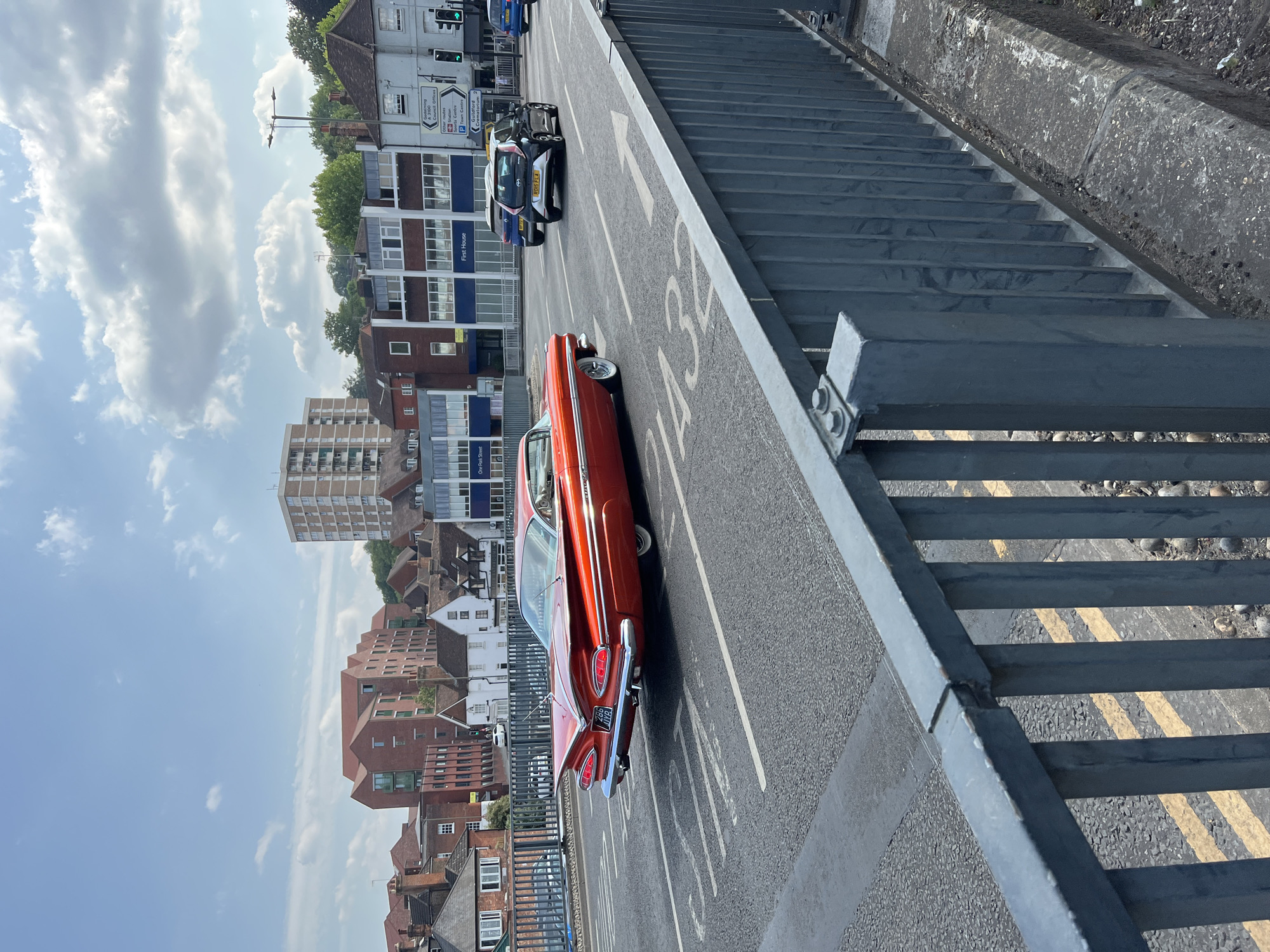 Street-level snapshots of Guildford on a summer afternoon