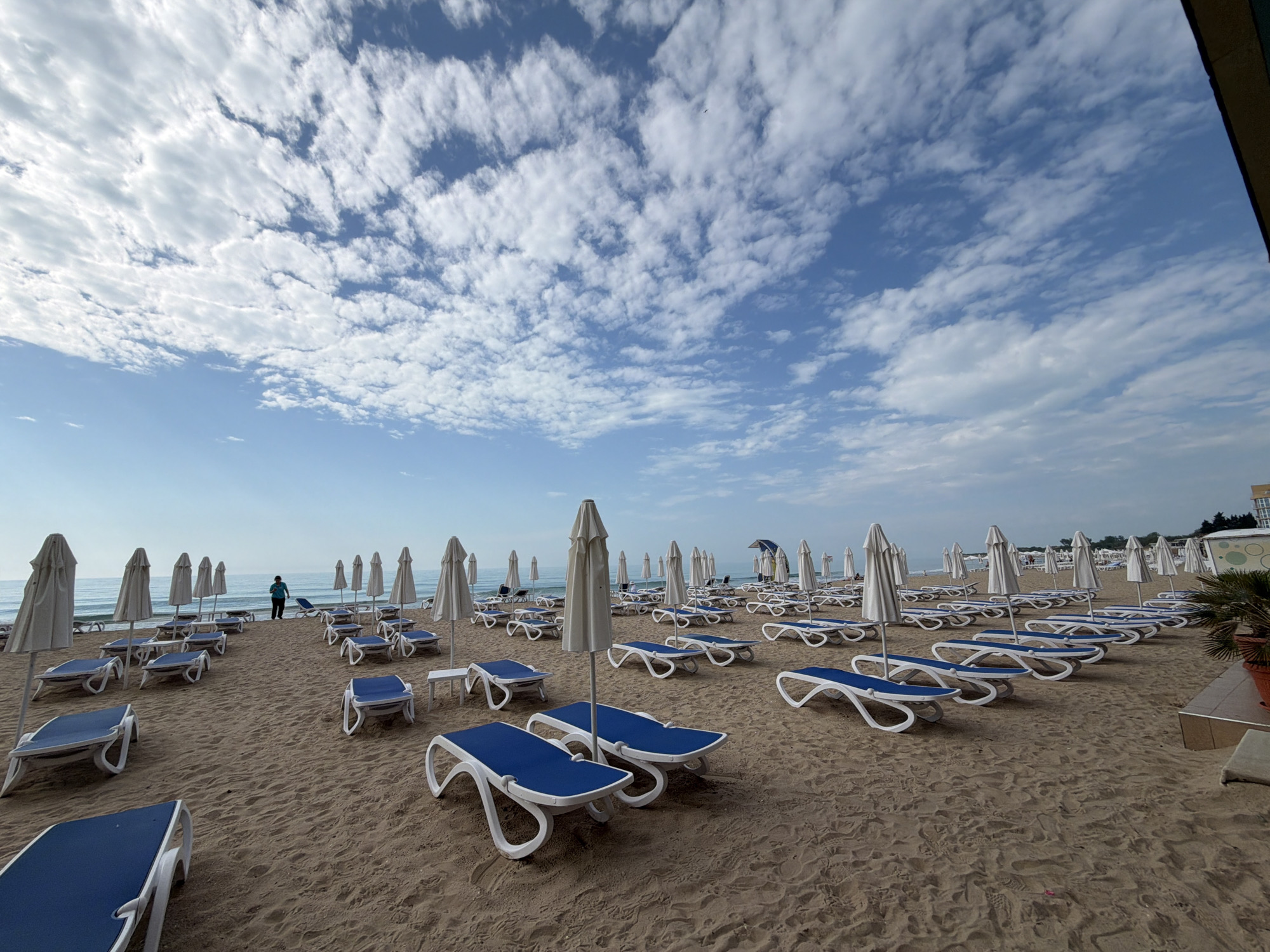 Early morning scenes documented across Nesebar, Bulgaria beaches and streets