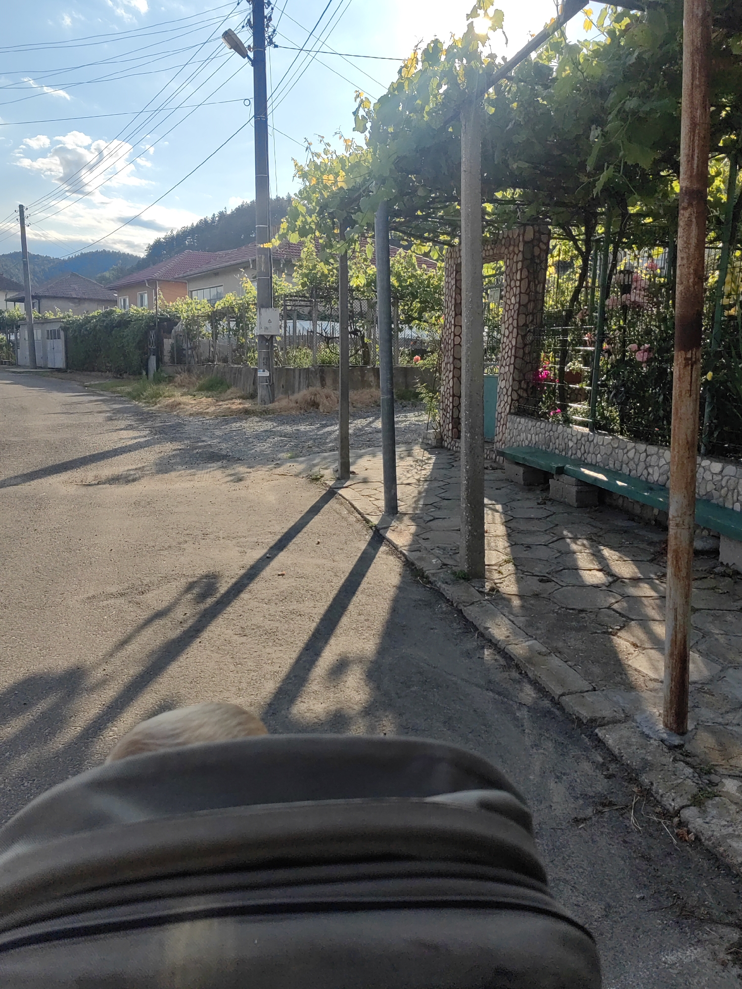 A quiet day in a Bulgarian village home, skincare and all