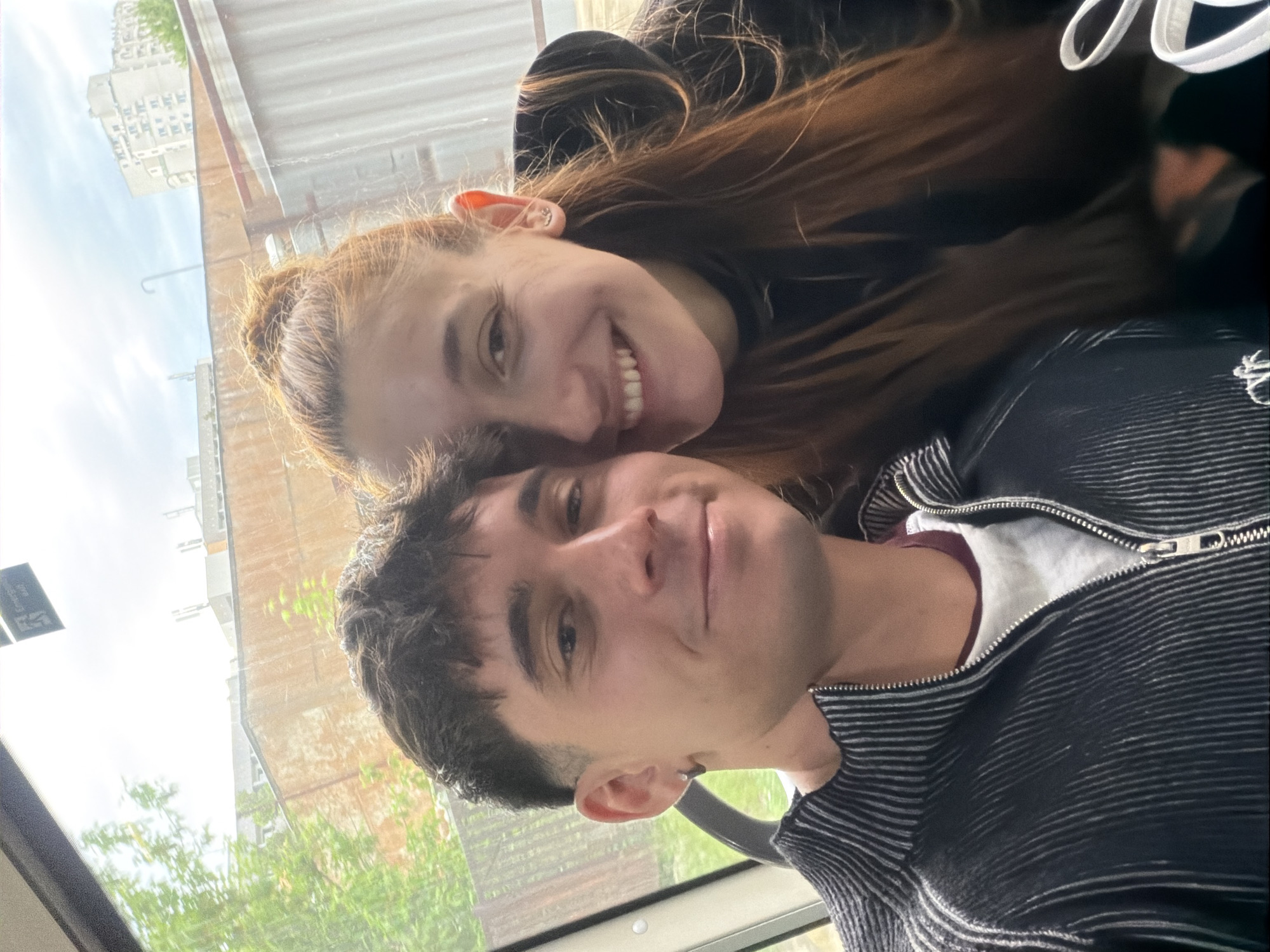 Couple documents Sofia outing with selfies across city locations