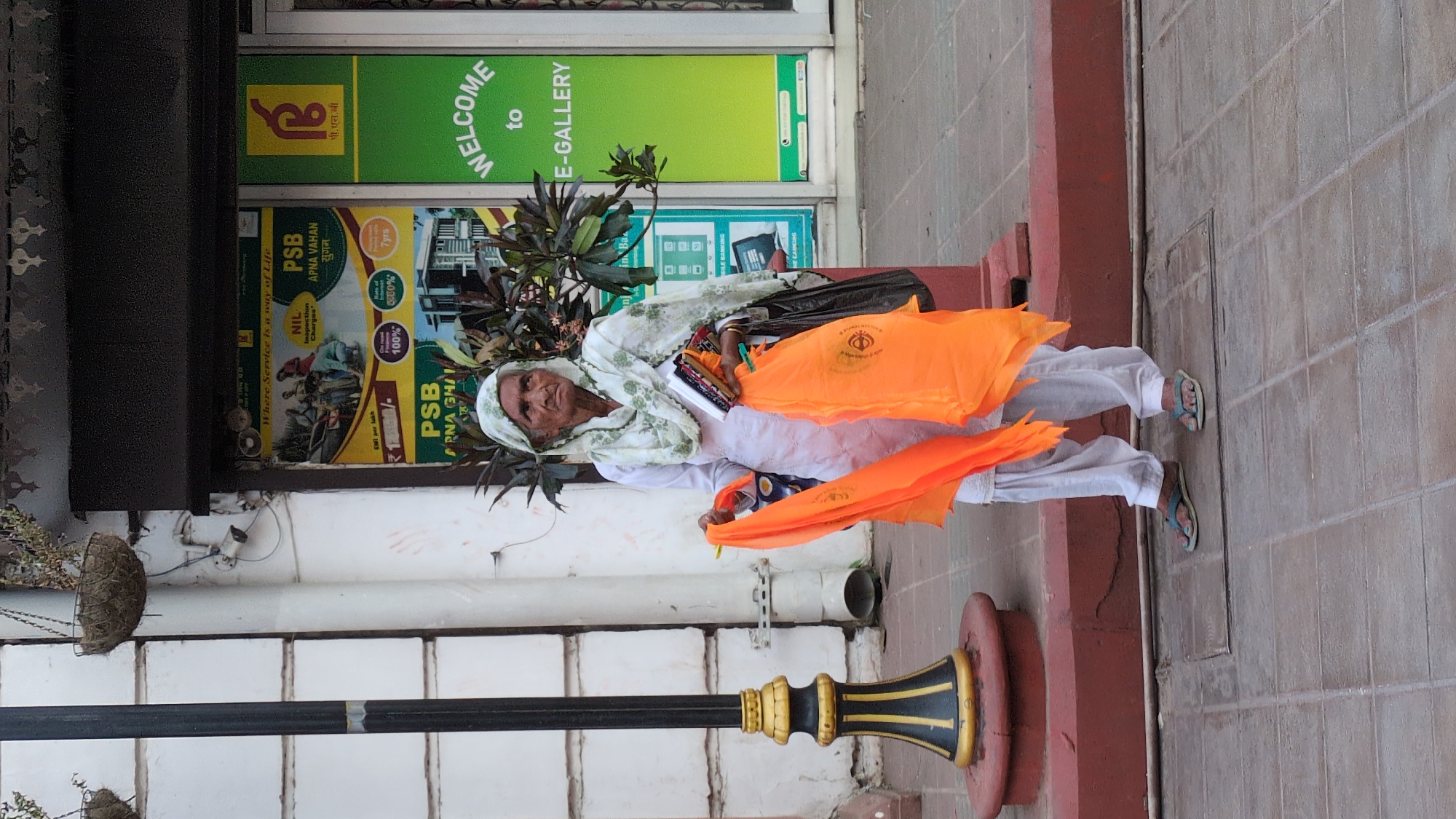 Daily life unfolds around historic monuments in Amritsar